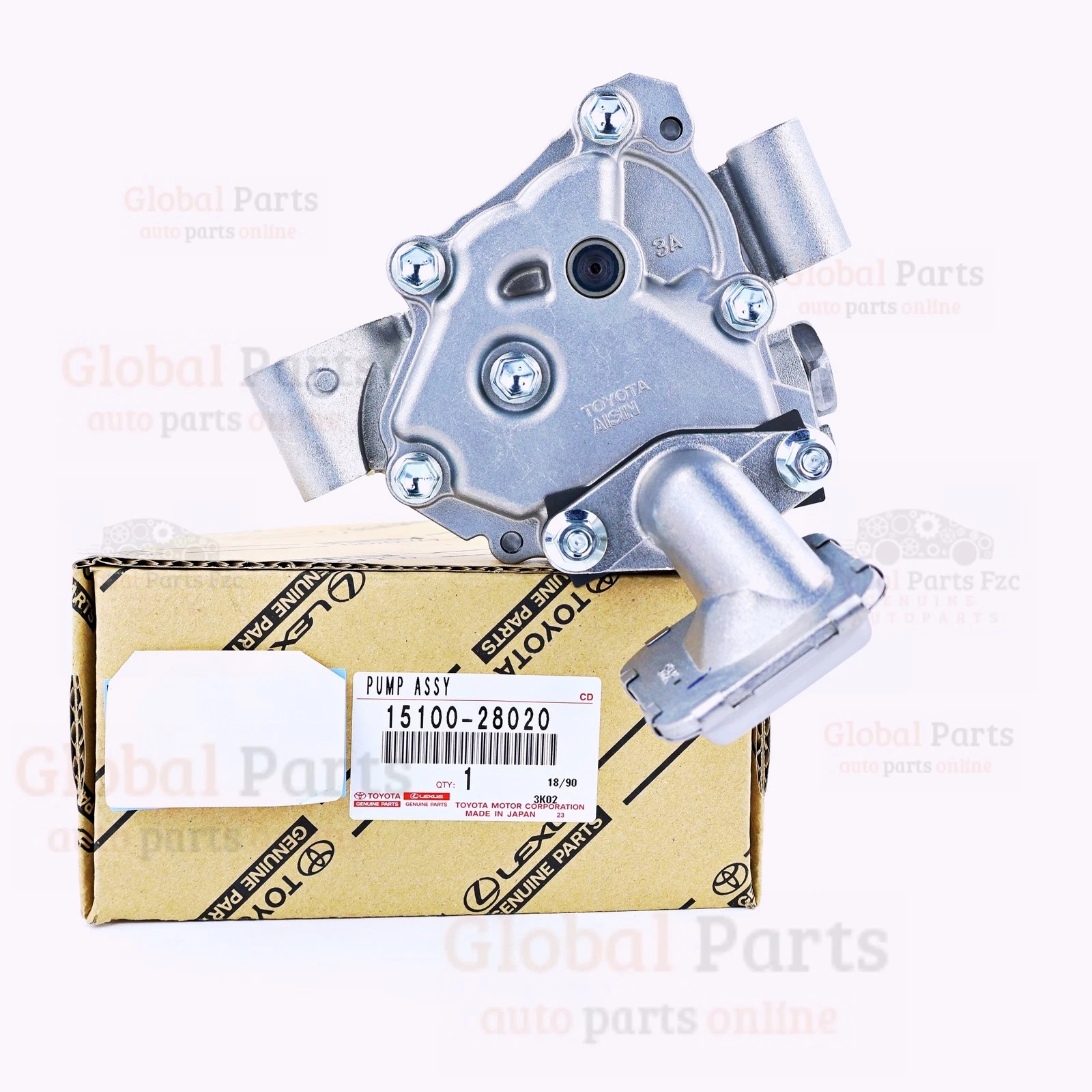 Genuine Toyota OEM Engine Oil Pump - 15100-28020