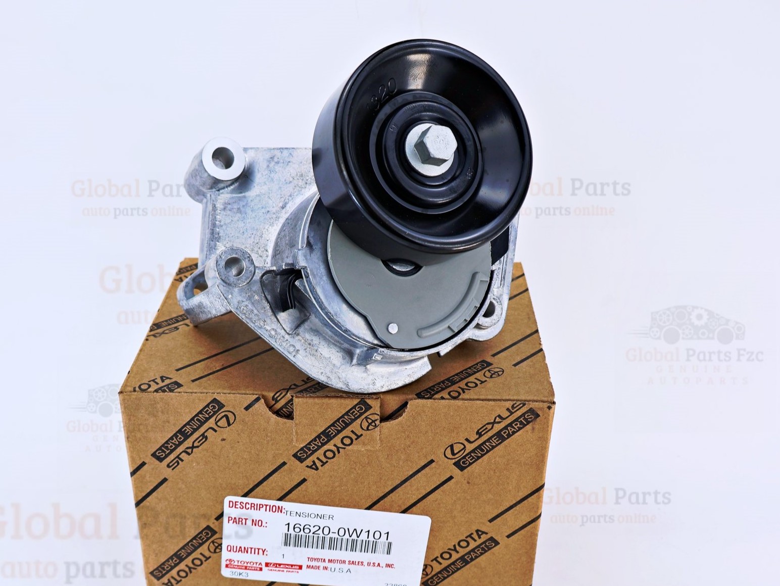 Genuine Toyota OEM Serpentine Belt Tensioner - 16620-0W101