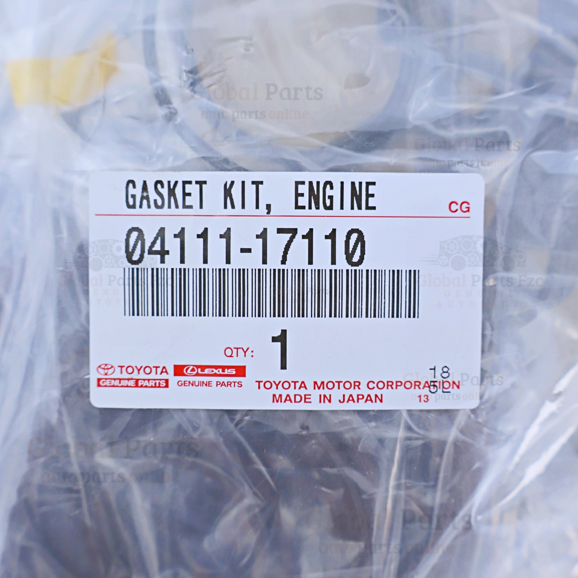Genuine Toyota OEM Engine Gasket Kit - 04111-17110