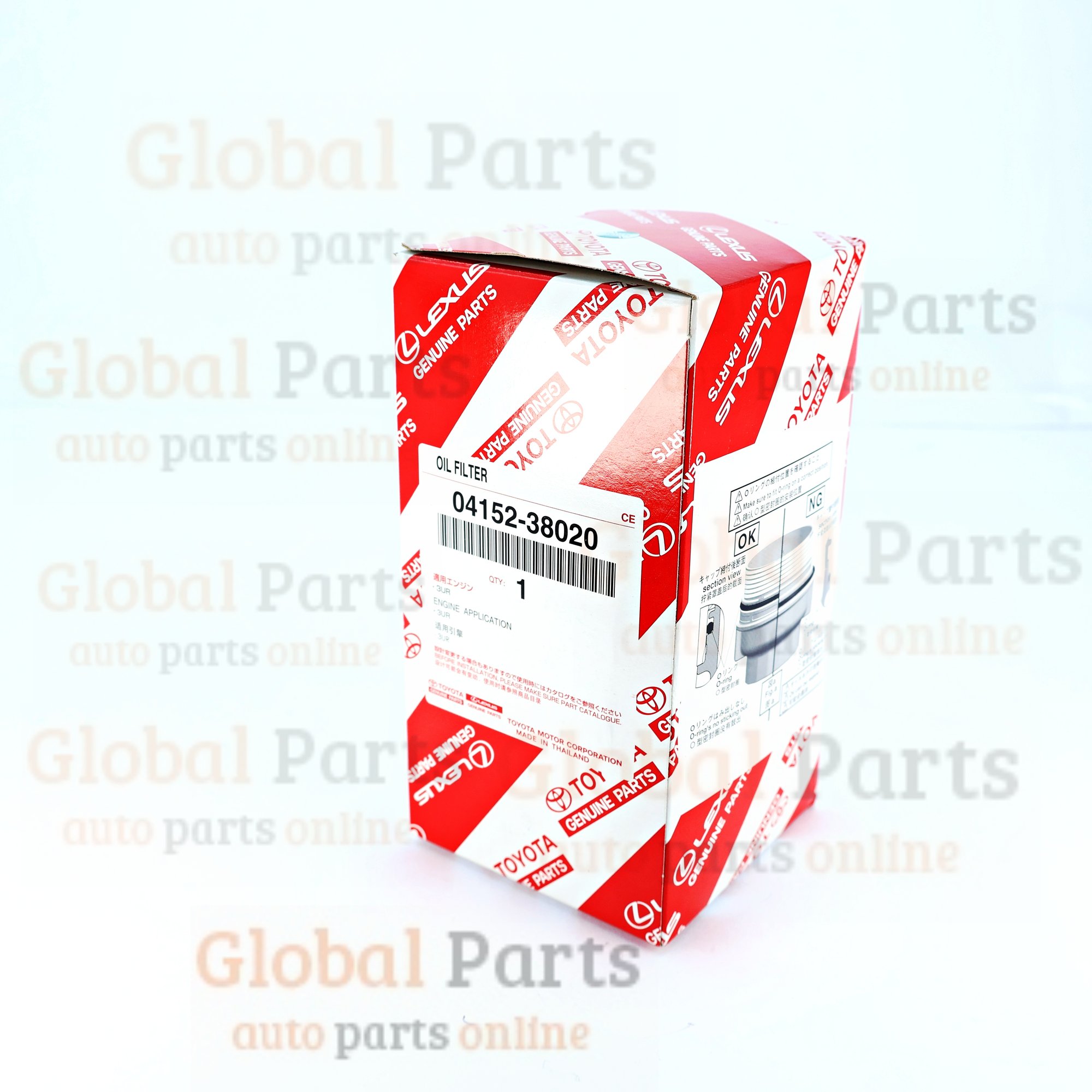 Genuine Toyota OEM Kit Oil Filter Element - 04152-38020