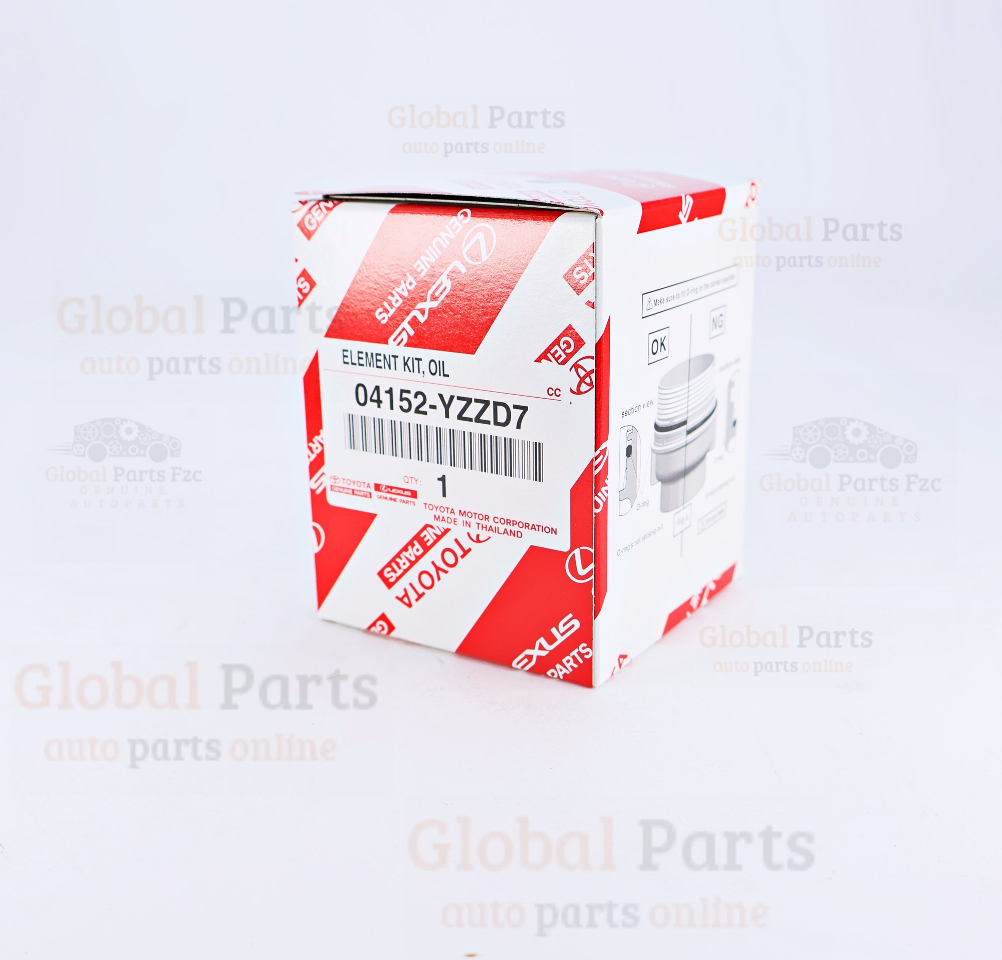 Genuine Toyota OEM Kit, Oil Element - 04152-YZZD7