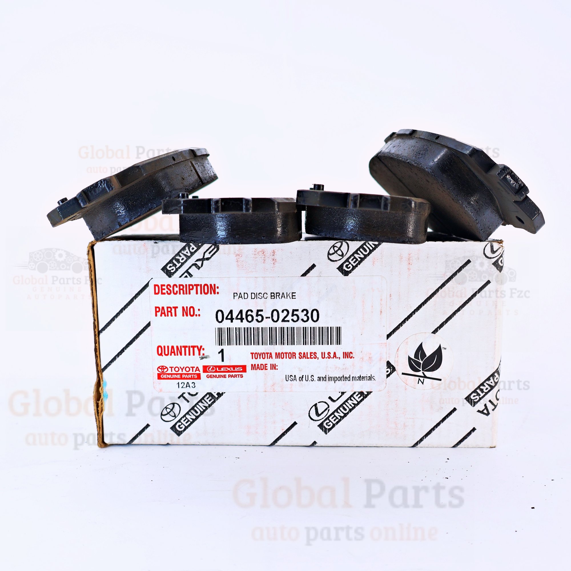 Genuine Toyota OEM Disc Brake Pad Kit - 04465-02530