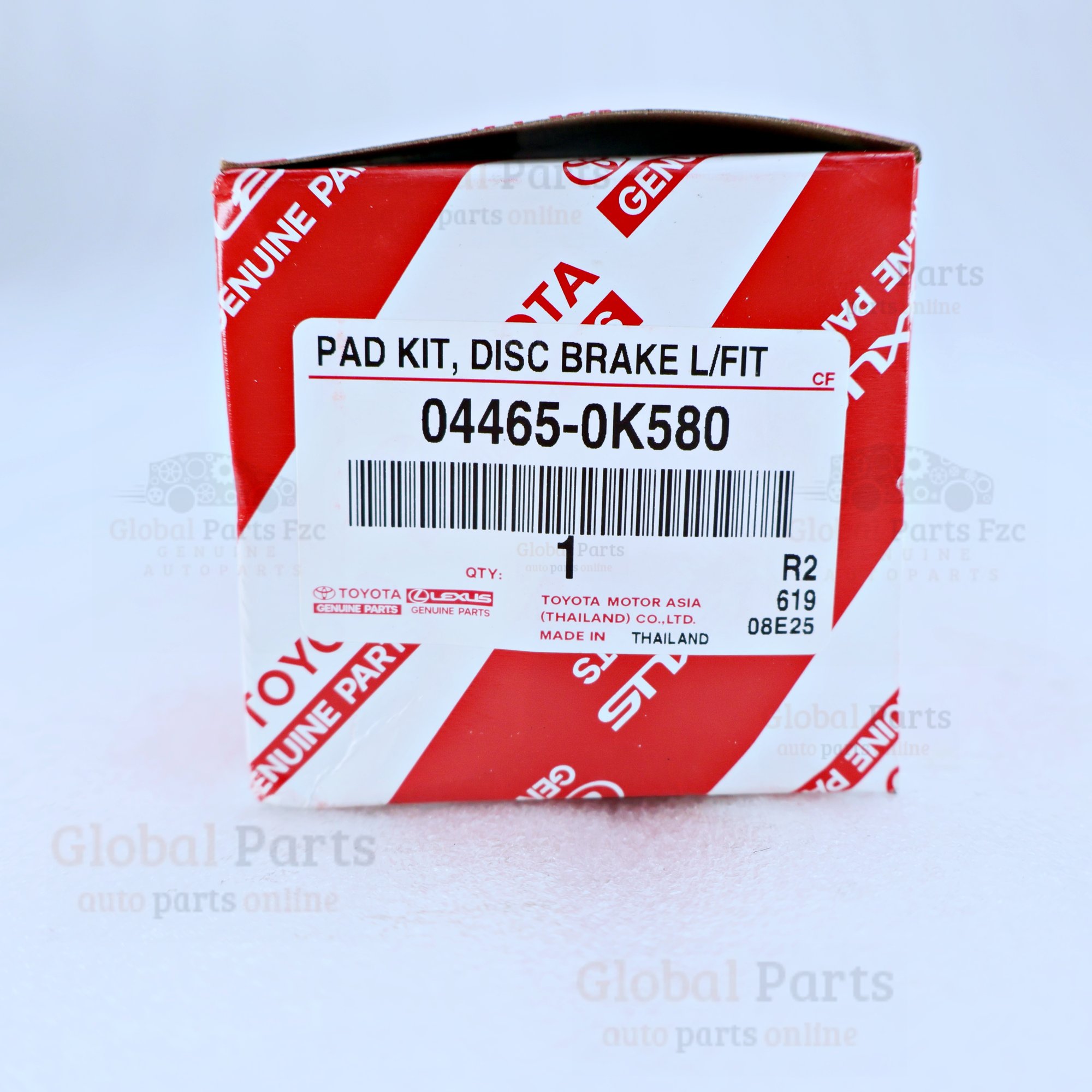 Genuine Toyota OEM Brake Pad Kit - 04465-0K580