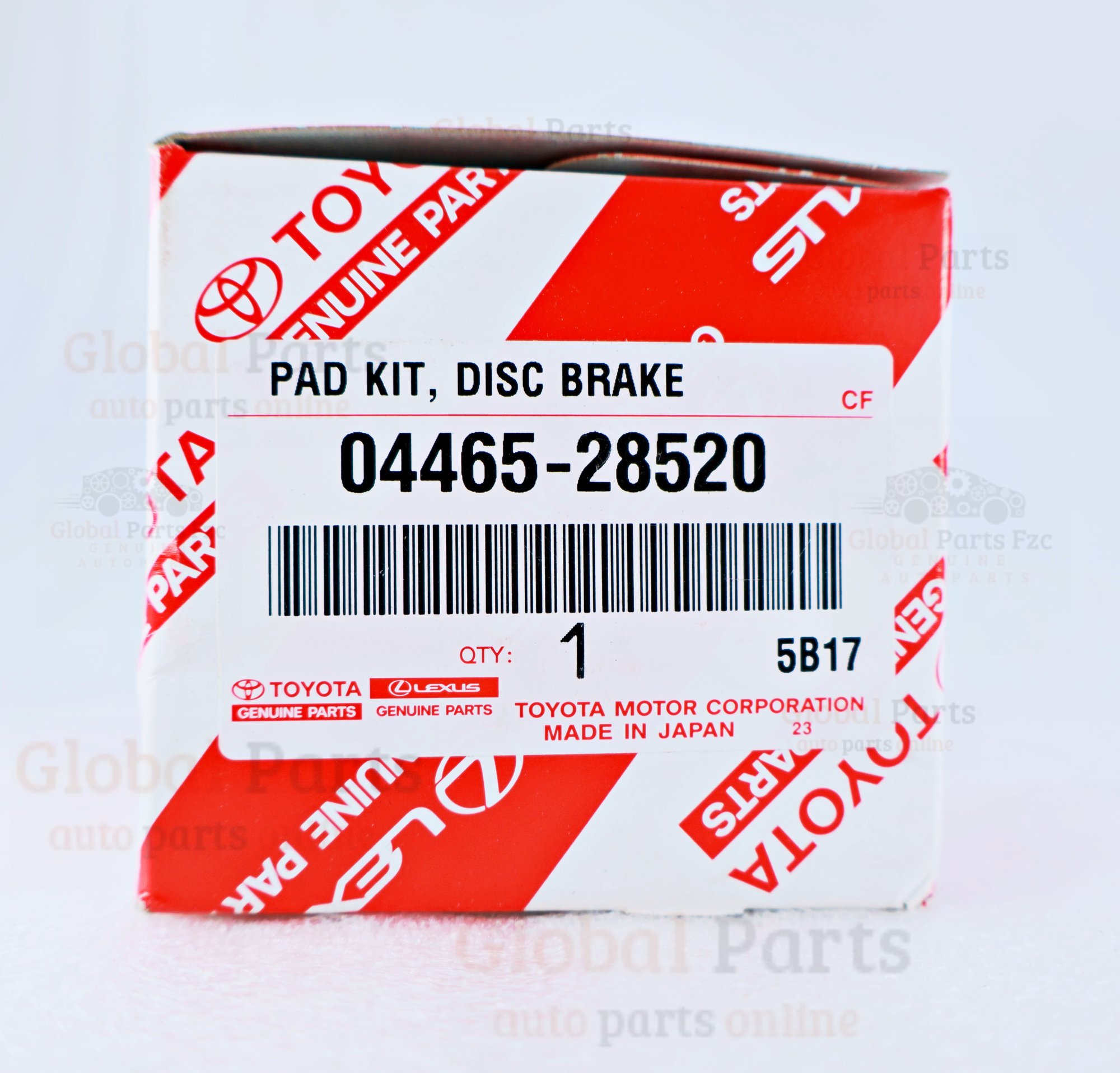 Genuine Toyota OEM Disc Brake Pad Kit - 04465-28520