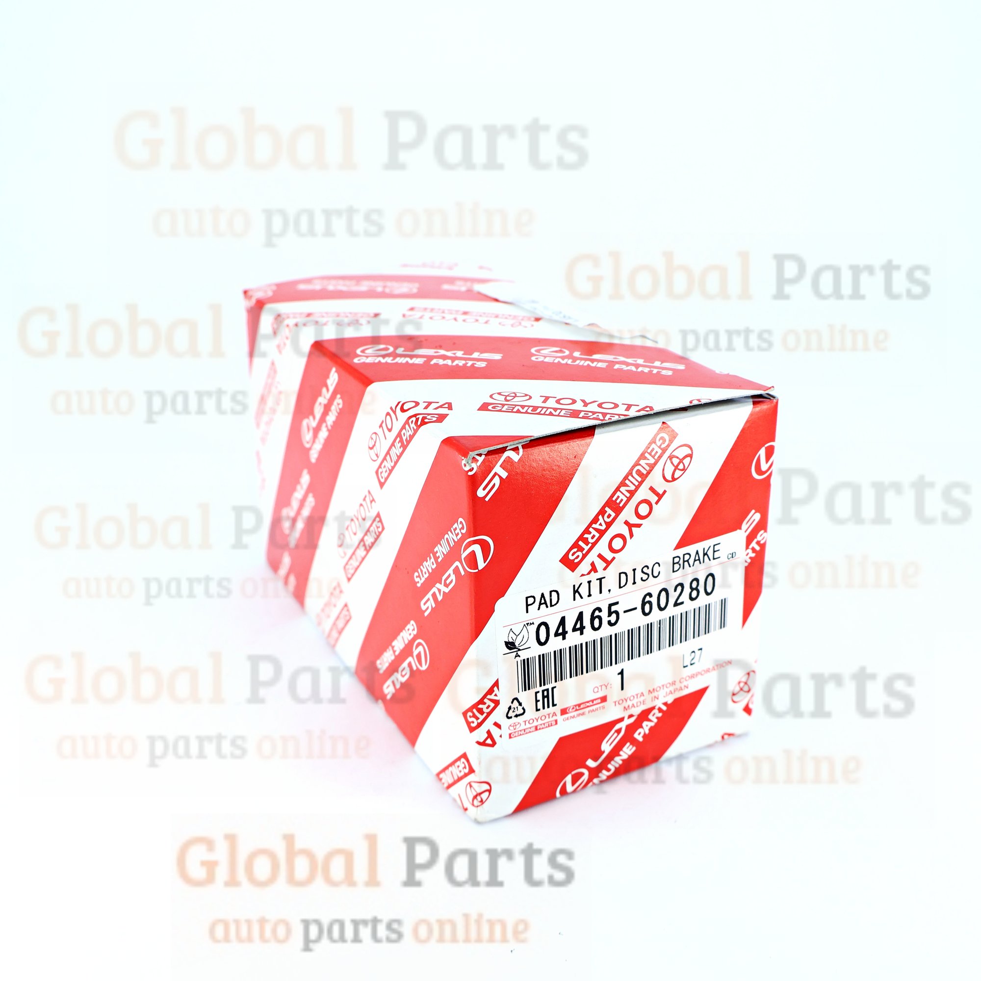 Genuine Toyota OEM Disc Brake Pad Kit - 04465-60280