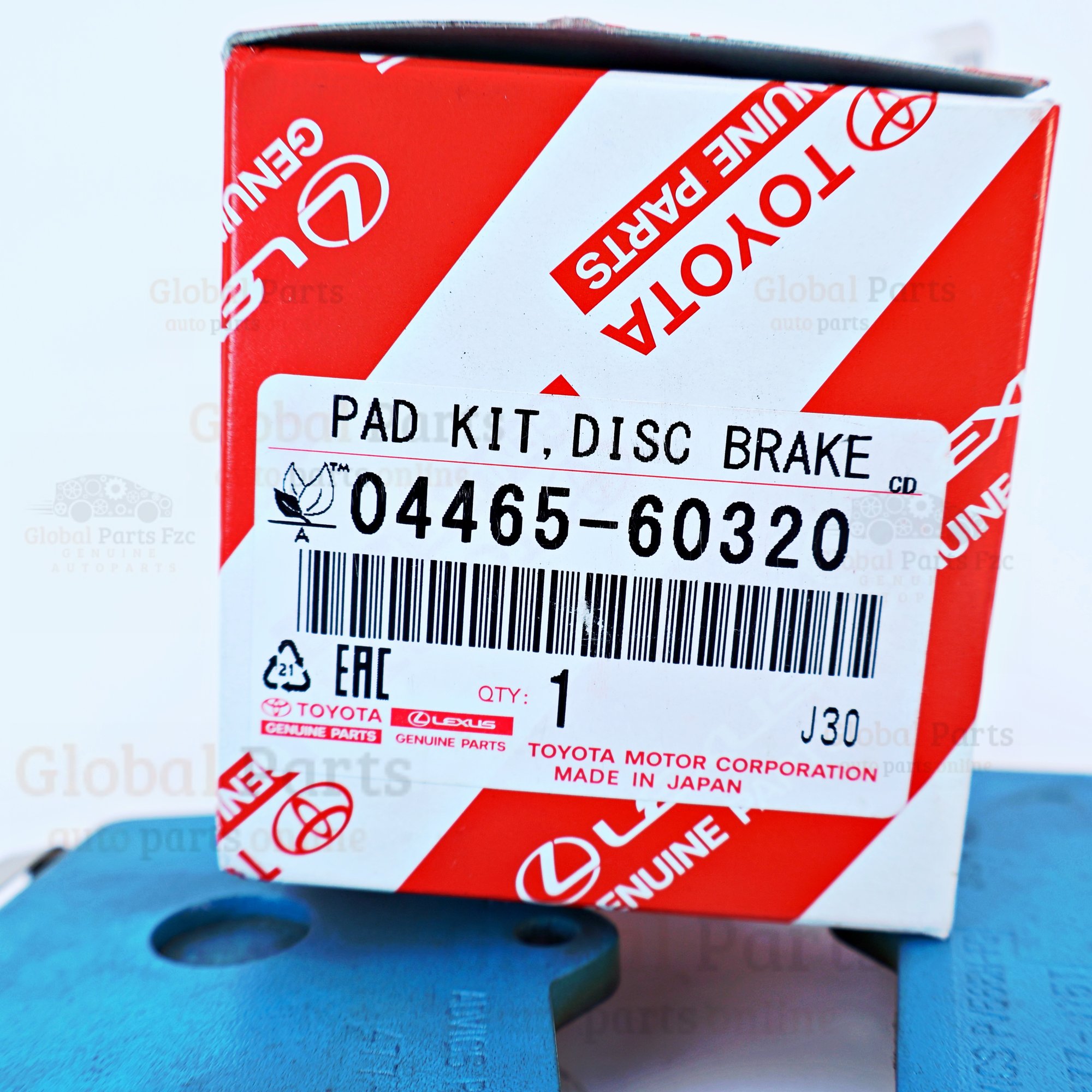 Genuine Toyota OEM Disc Brake Pad Kit - 04465-60320