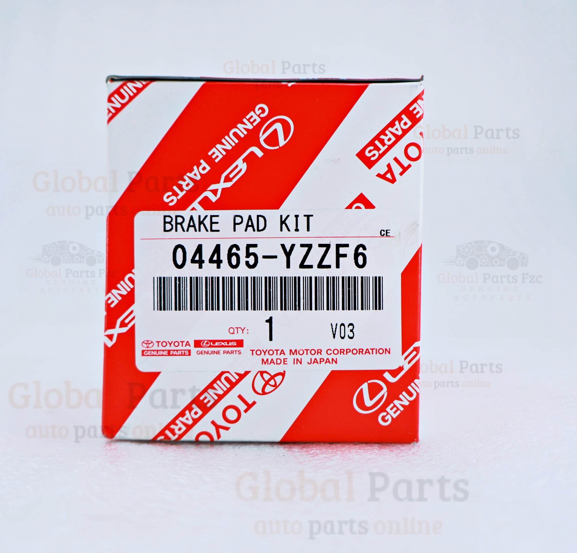 Genuine Toyota OEM Disc Brake Pad Kit - 04465-YZZF6