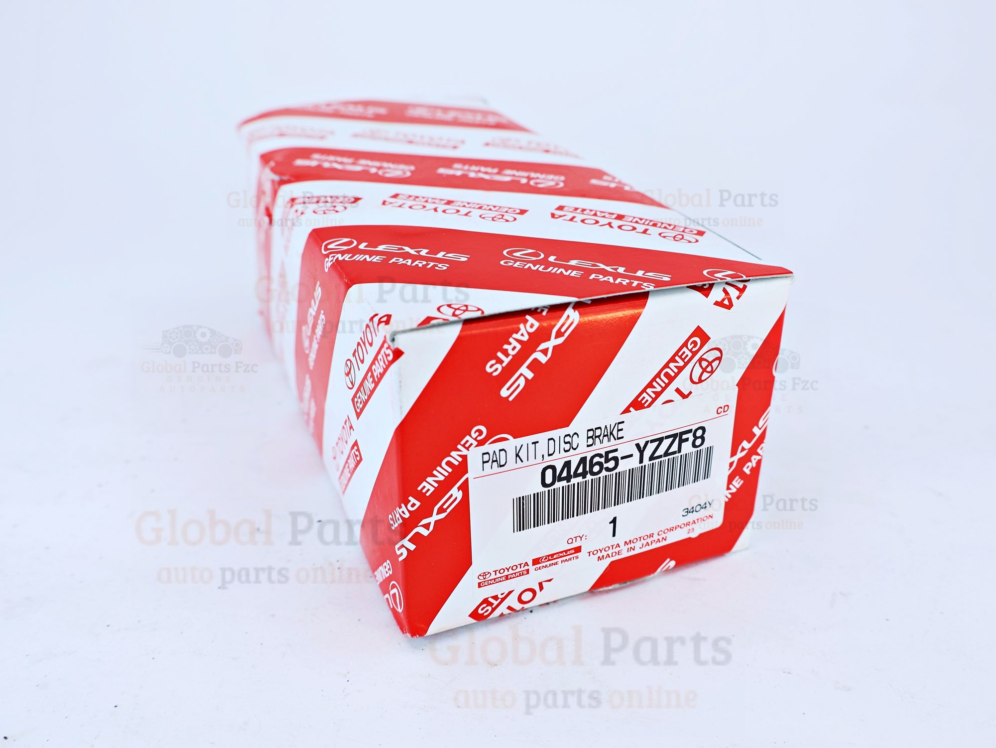 Genuine Toyota OEM Disc Brake Pad Kit - 04465-YZZF8