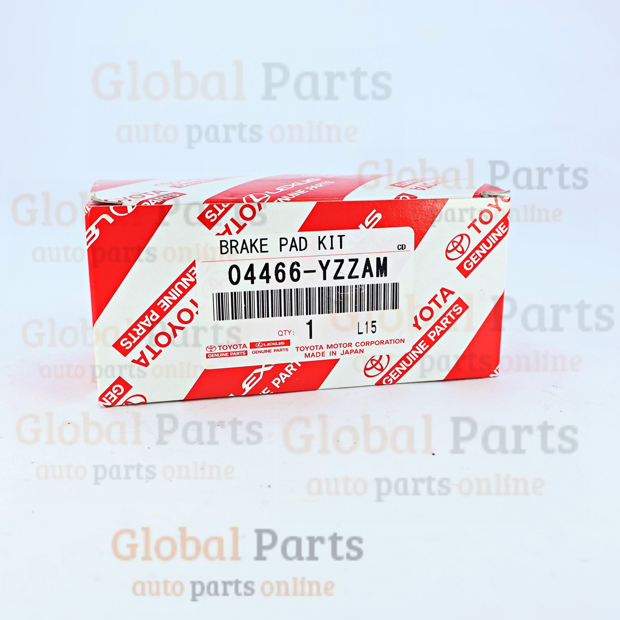 Genuine Toyota OEM Disc Brake Pad Kit - 04466-YZZAM