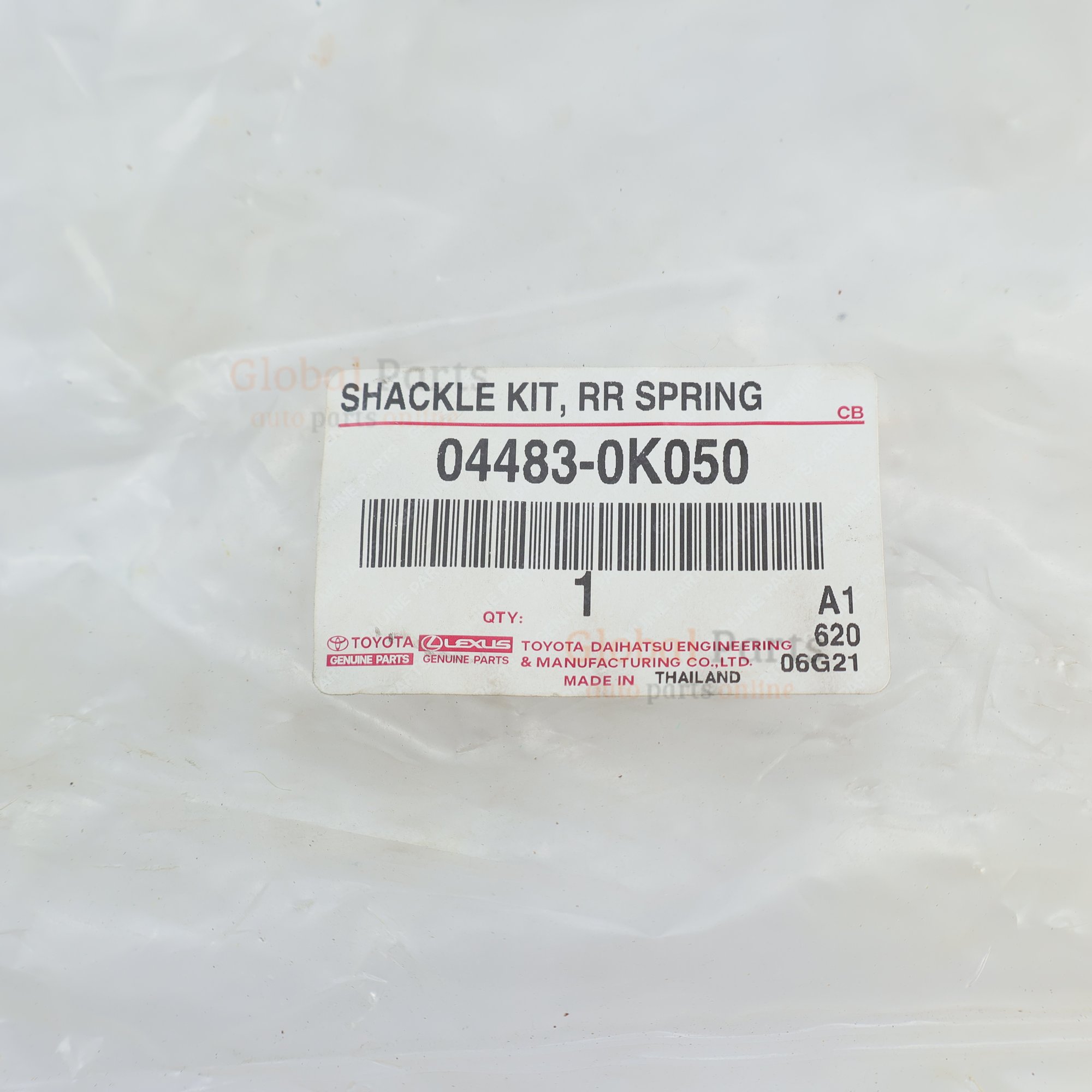 Genuine Toyota OEM Shackle Kit Rear - 04483-0K050