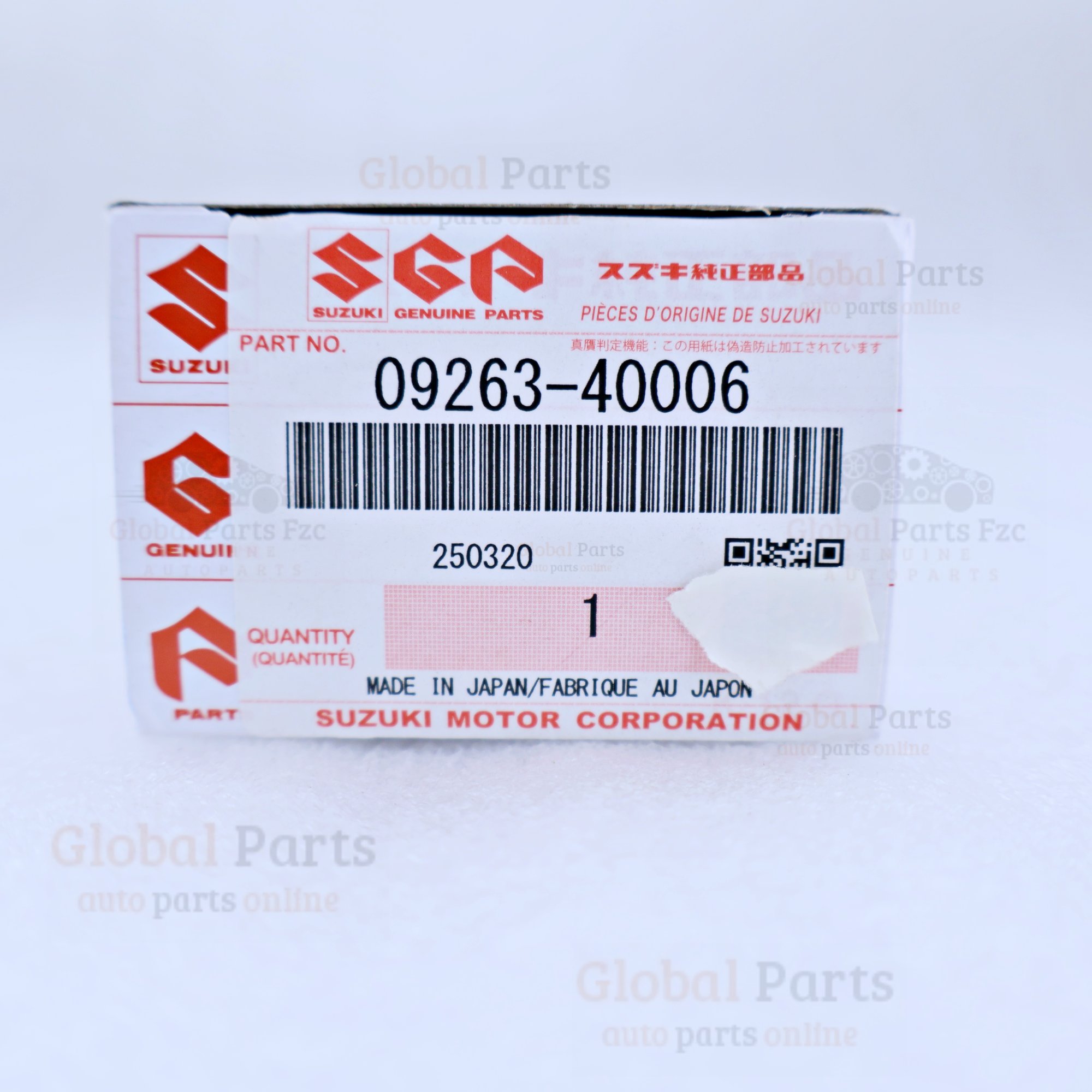Genuine Suzuki OEM Bearing - 09263-40006