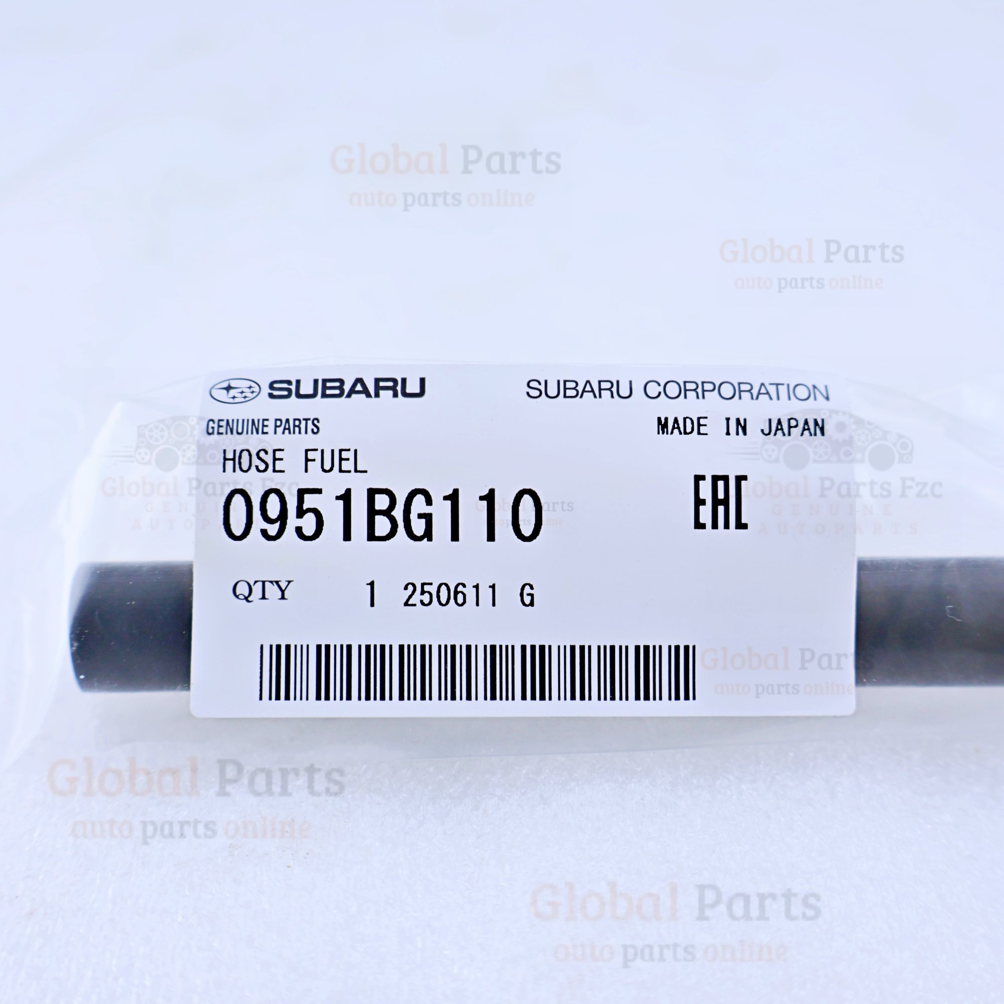 Genuine Subaru OEM Fuel Hose - 0951B-BG110