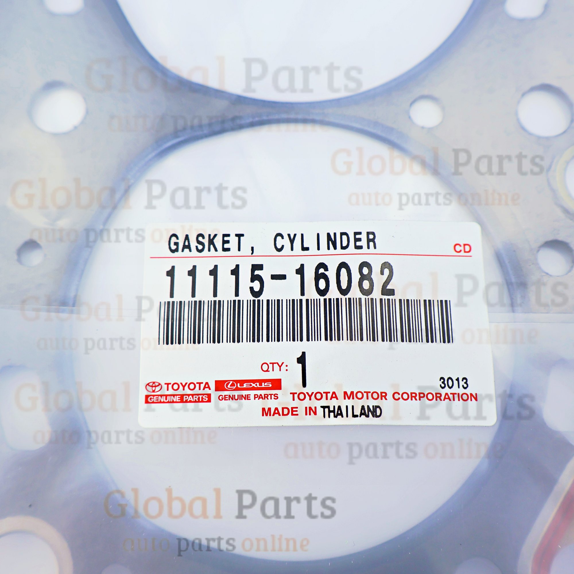Genuine Toyota OEM Cylinder Head Gasket - 11115-16082