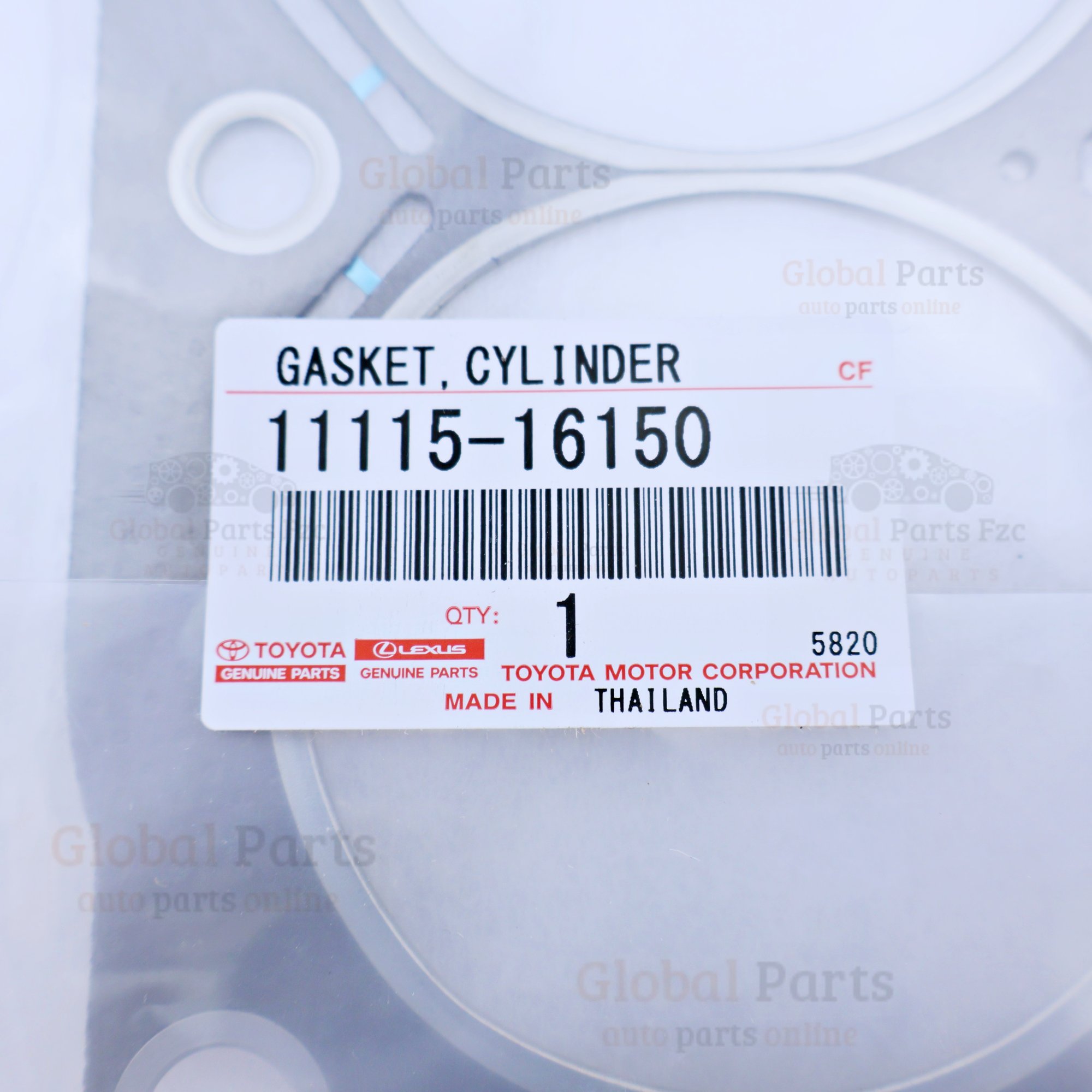 Genuine Toyota OEM Cylinder Head Gasket - 11115-16150