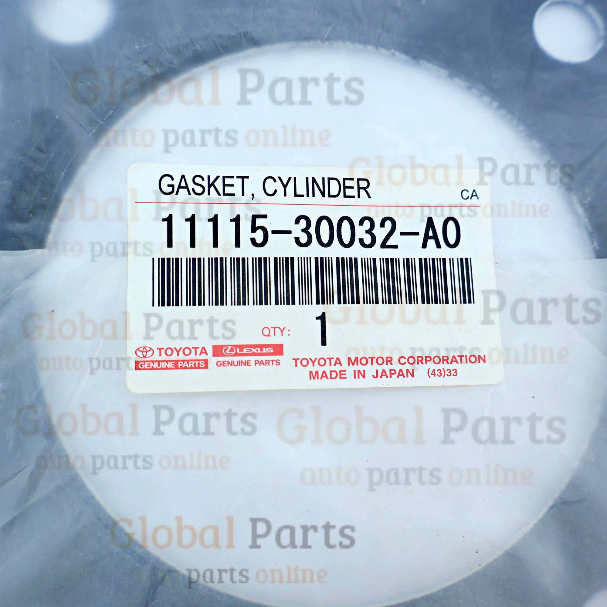 Genuine Toyota OEM Cylinder Head Gasket - 11115-032A0