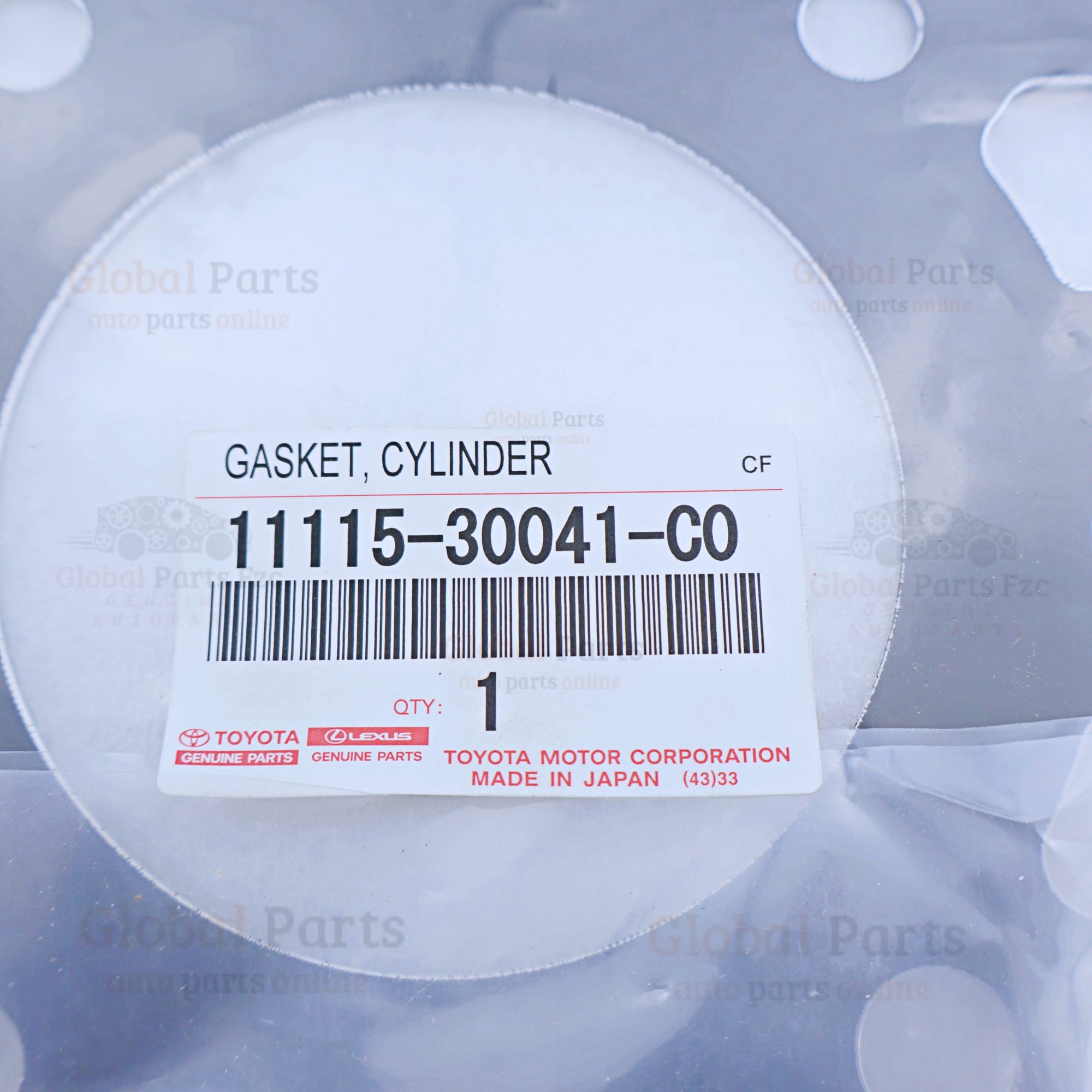 Genuine Toyota OEM Cylinder Head Gasket - 11115-30041-C0
