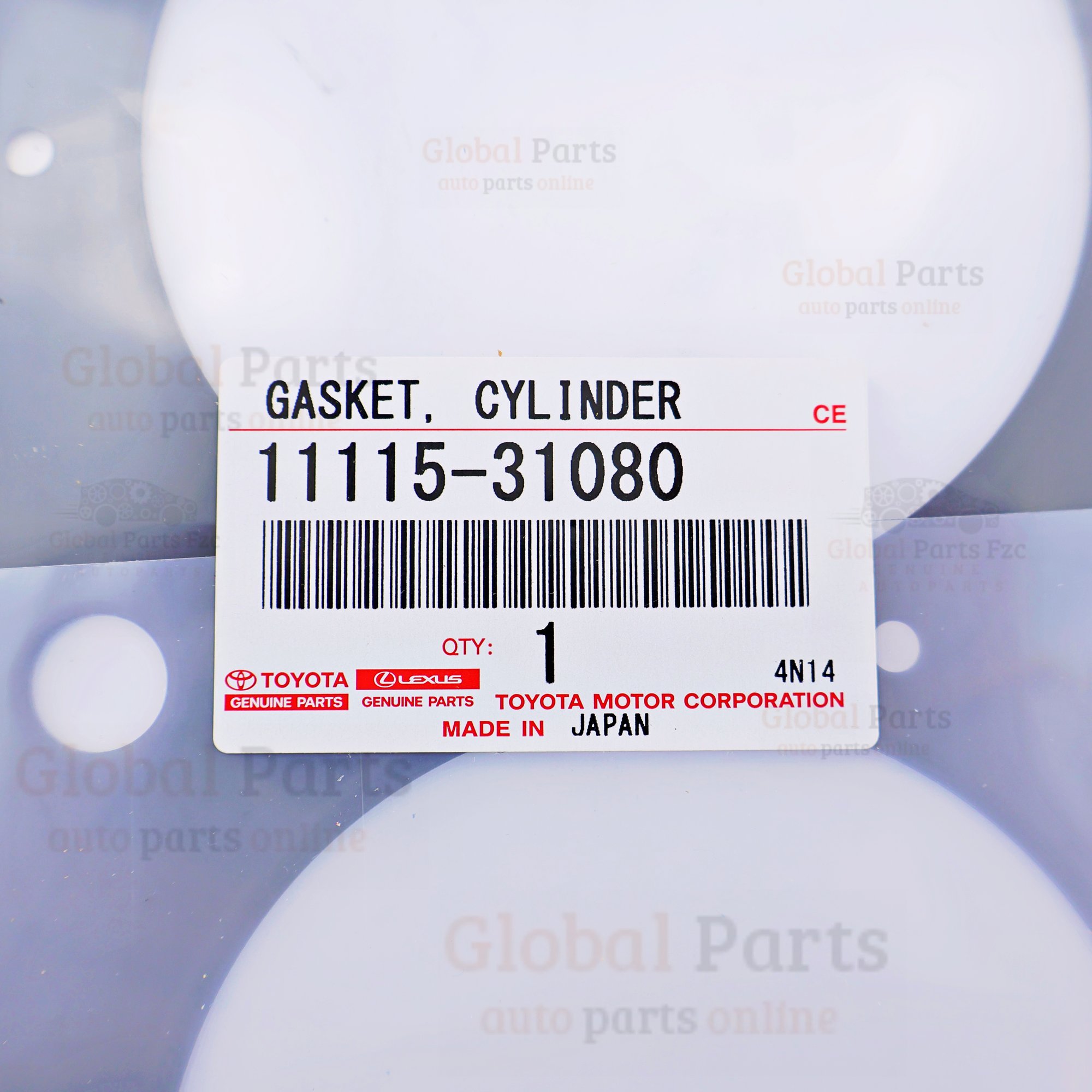 Genuine Toyota OEM Cylinder Head Gasket - 11115-31080