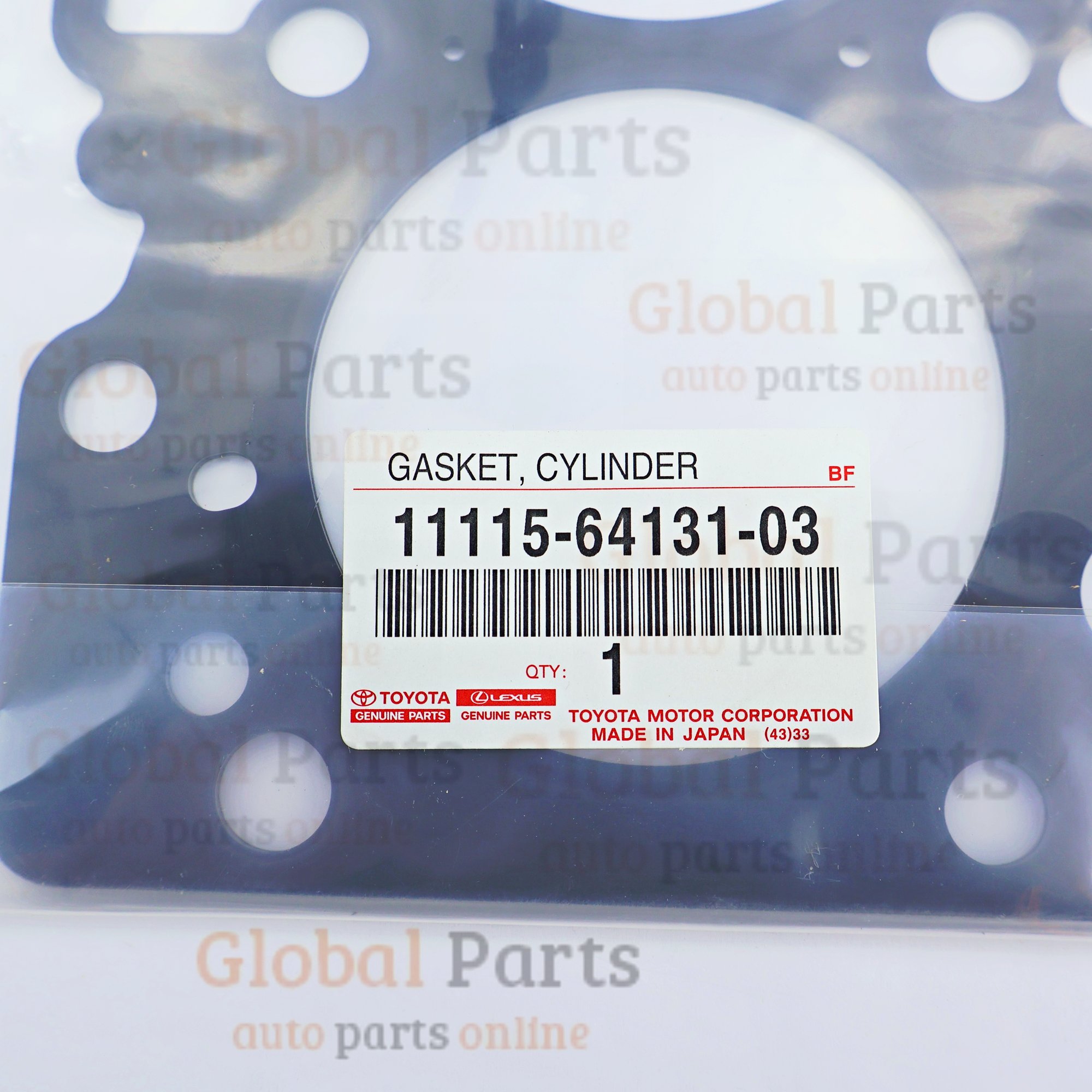 Genuine Toyota OEM Cylinder Head Gasket - 11115-64131-03