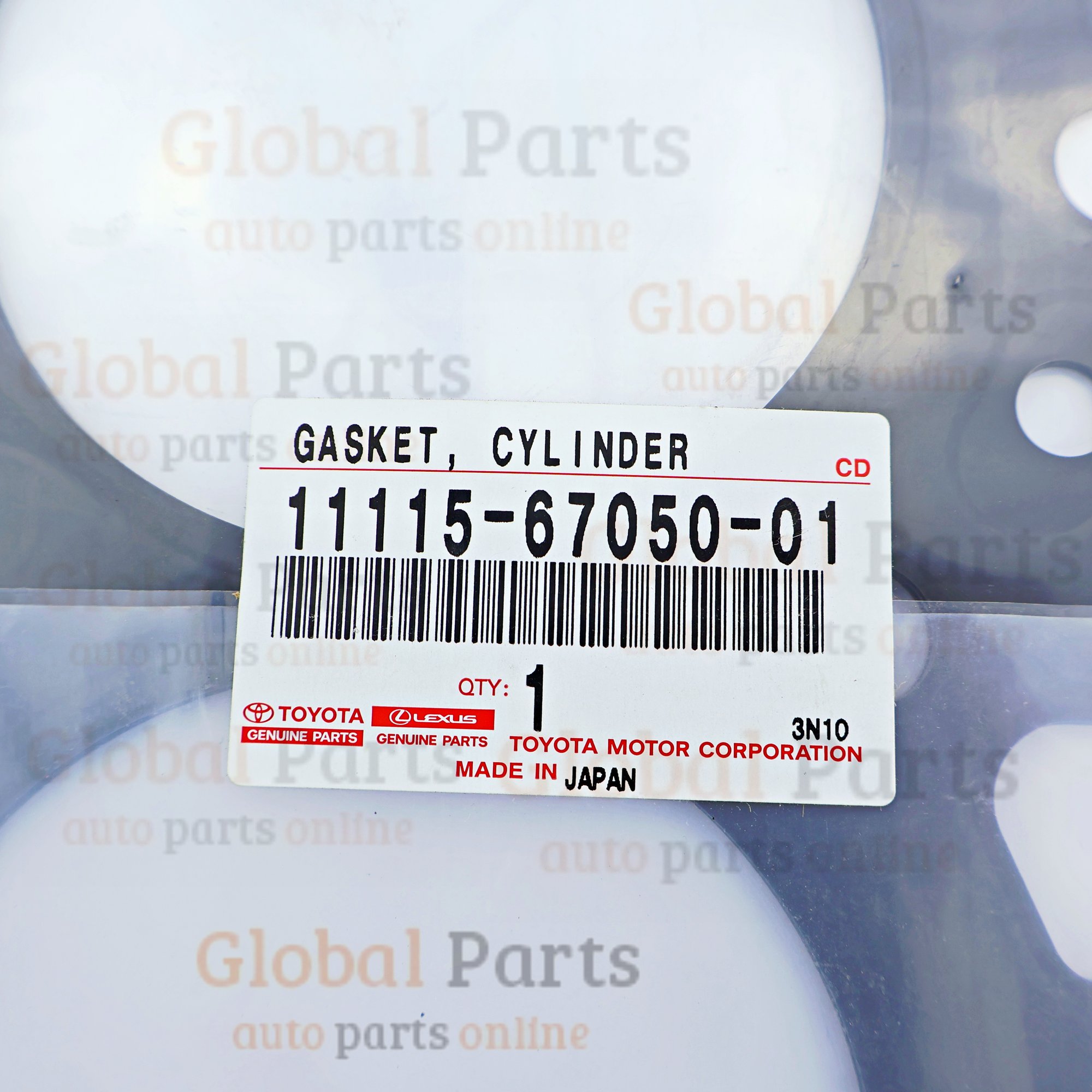 Genuine Toyota OEM Cylinder Head Gasket - 11115-67050-01