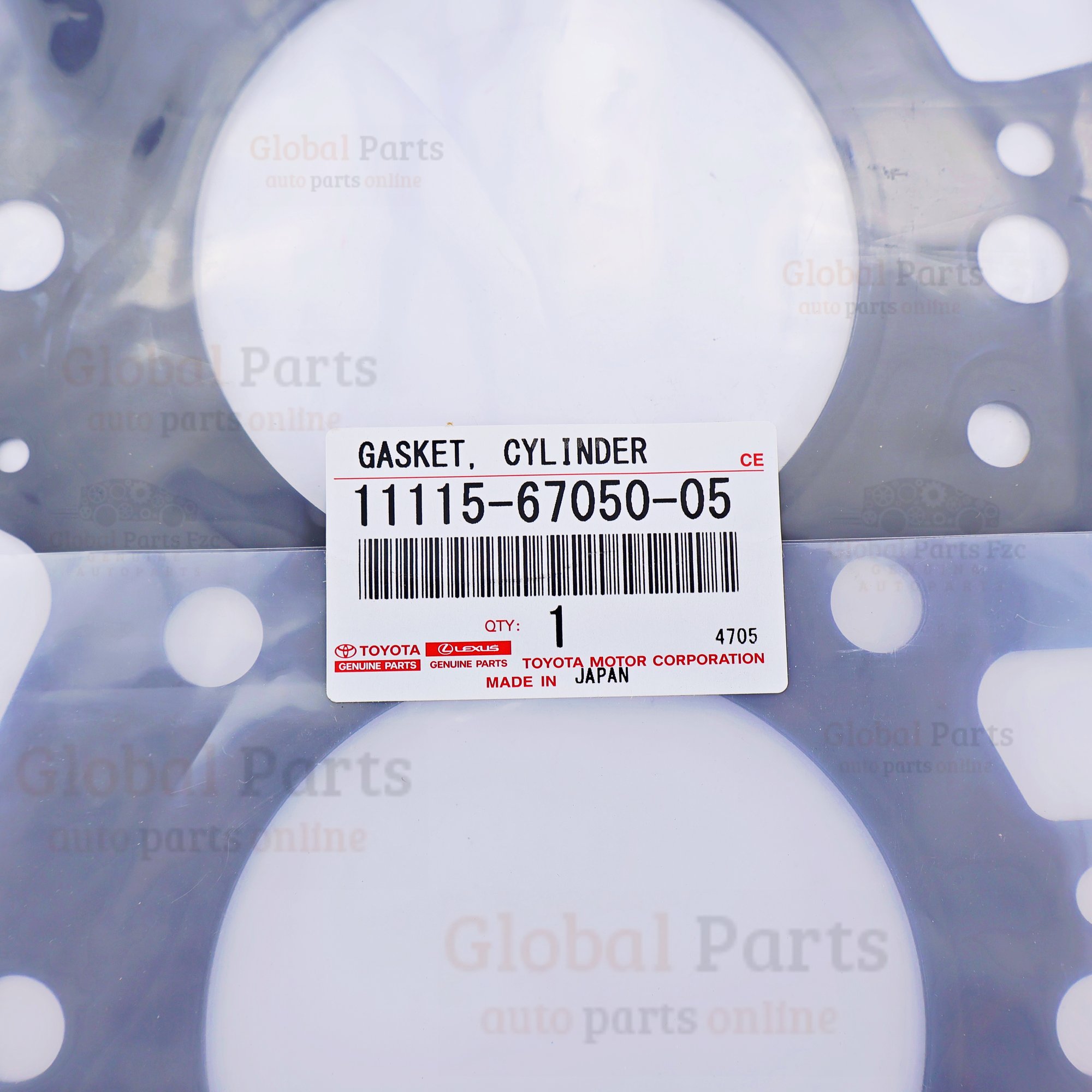 Genuine Toyota OEM Cylinder Head Gasket - 11115-67050-05