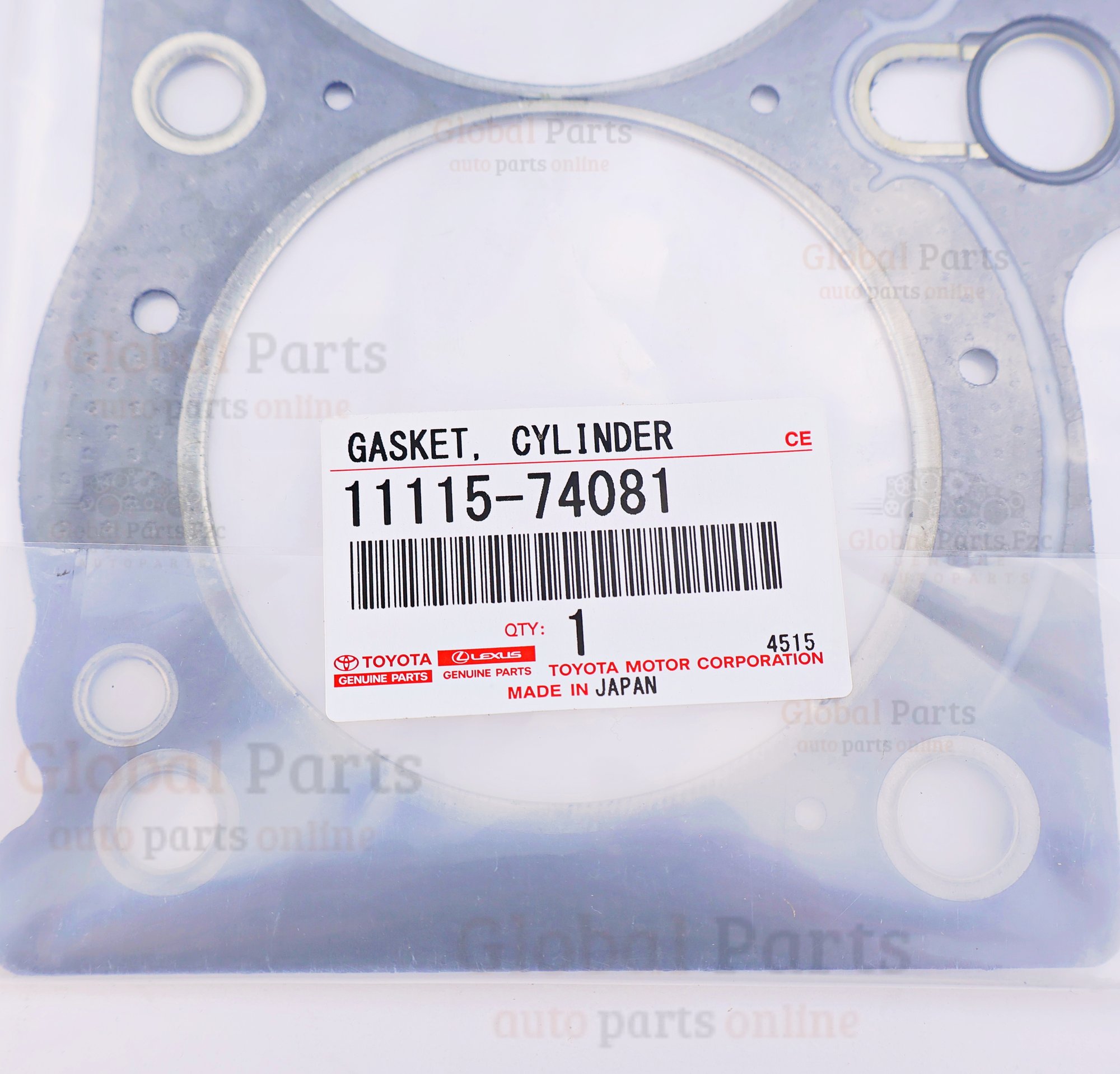 Genuine Toyota OEM Cylinder Head Gasket - 11115-74081
