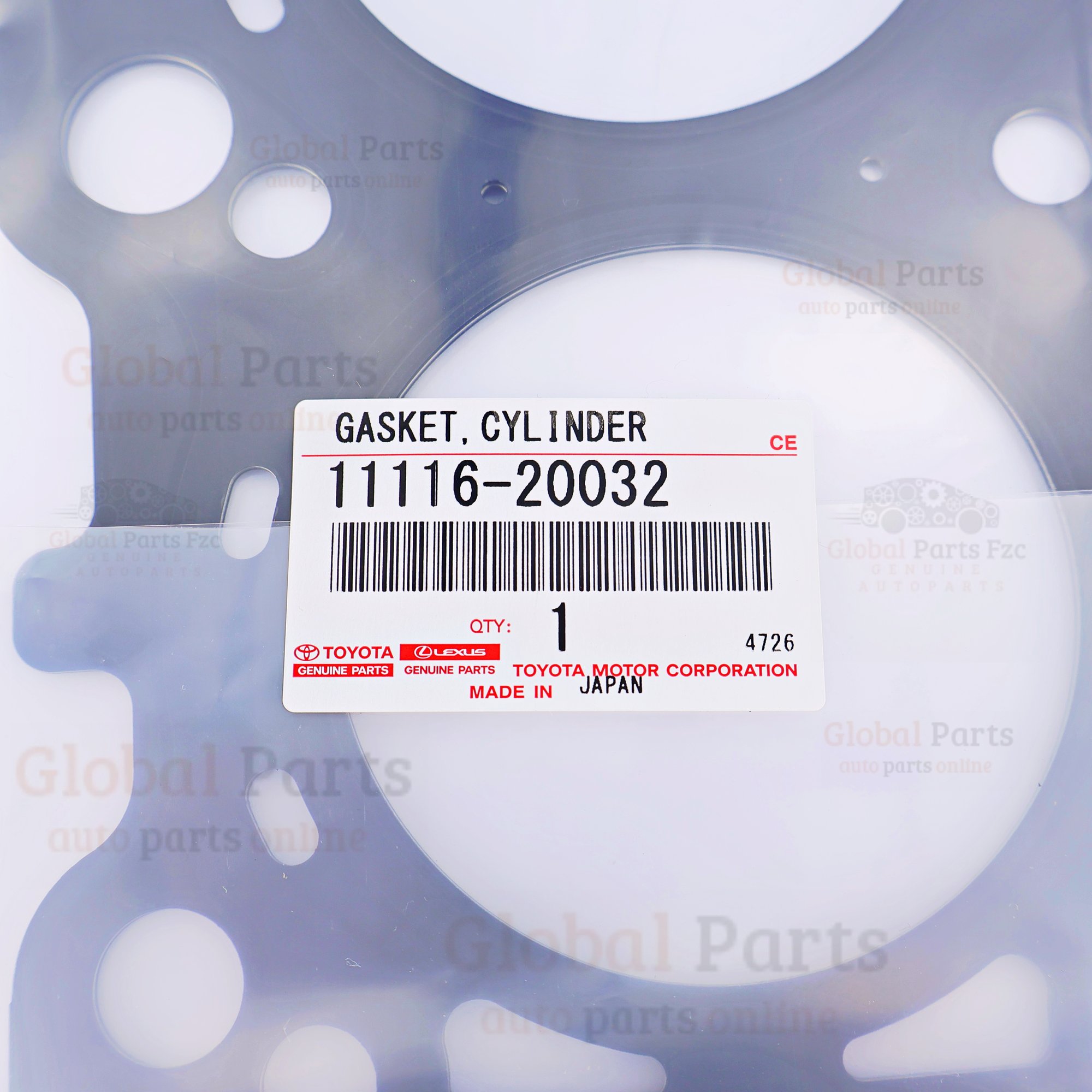 Genuine Toyota OEM Cylinder Head Gasket - 11116-20032