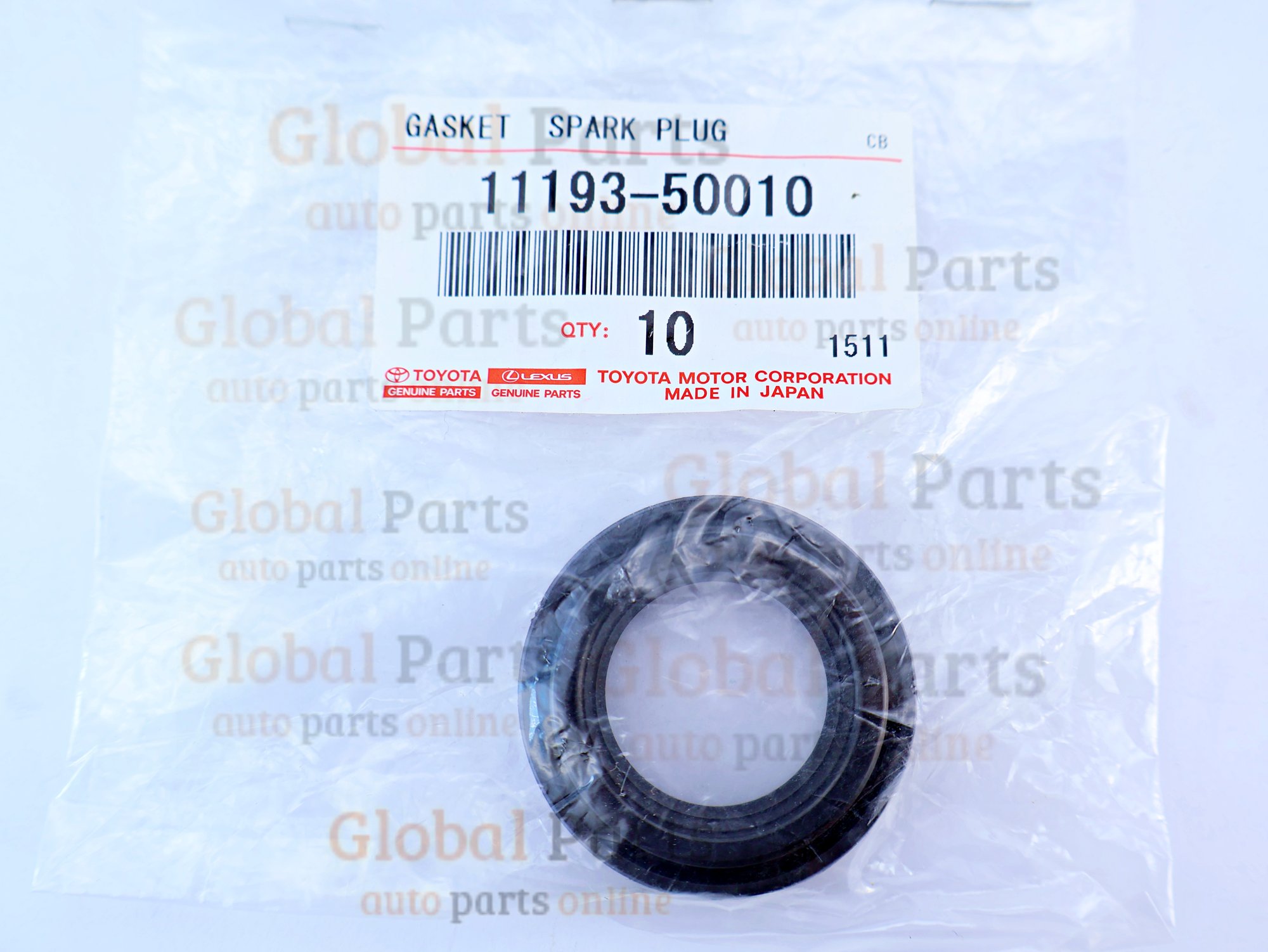 Genuine Toyota OEM Spark Plug Tube Left Gasket - 11193-50010