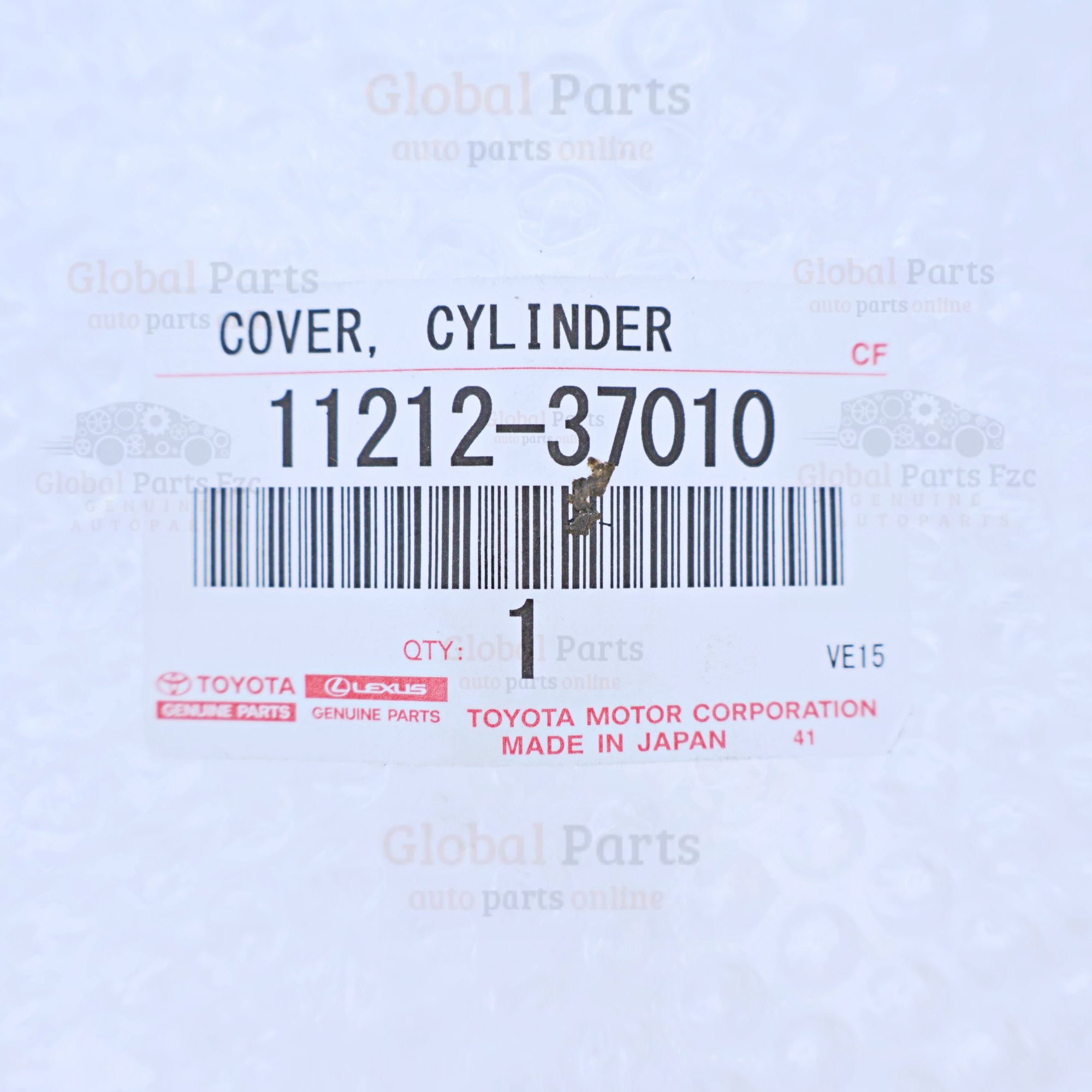 Genuine Toyota OEM Cylinder Cover - 11212-37010