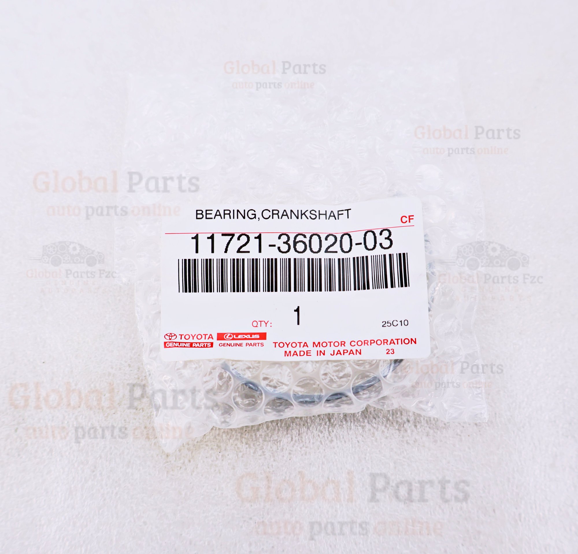 Genuine Toyota OEM Crankshaft Bearing Set - 11721-36020-03