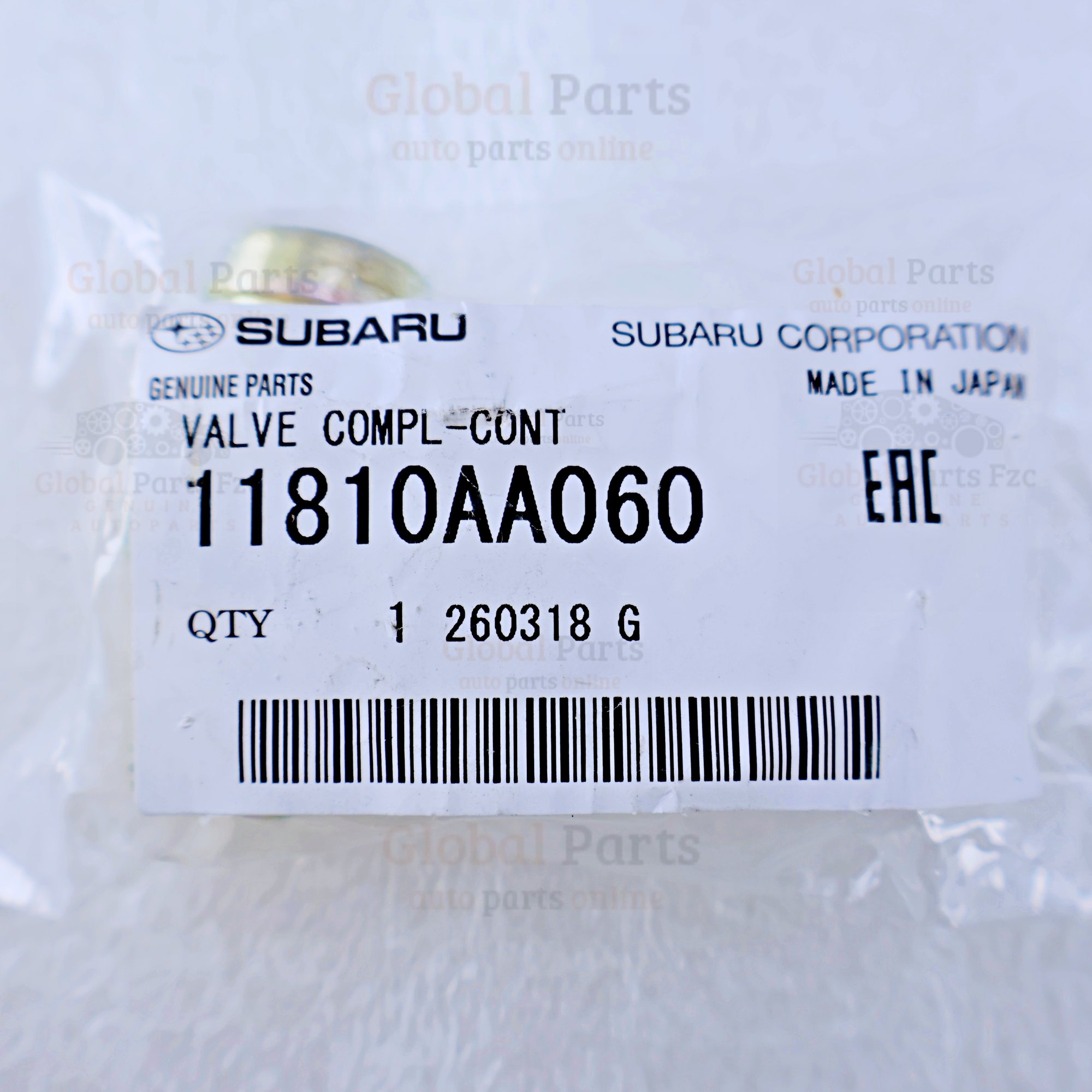 Genuine Subaru OEM Pvc Valve - 11810-AA060