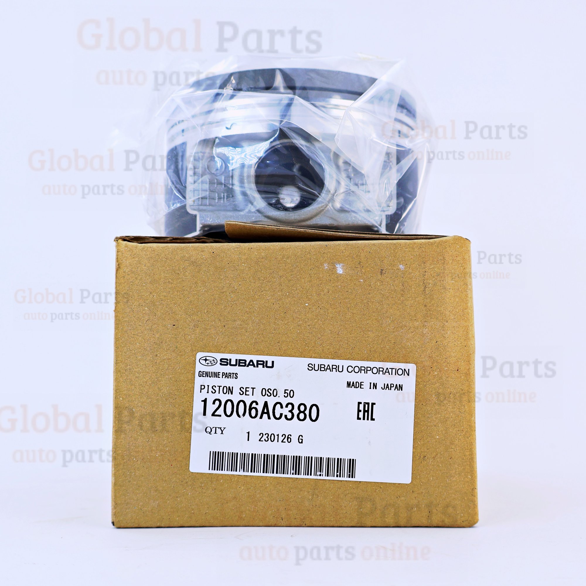 Genuine Subaru OEM Piston Set (Oversize 0.50 mm) - 12006AC380