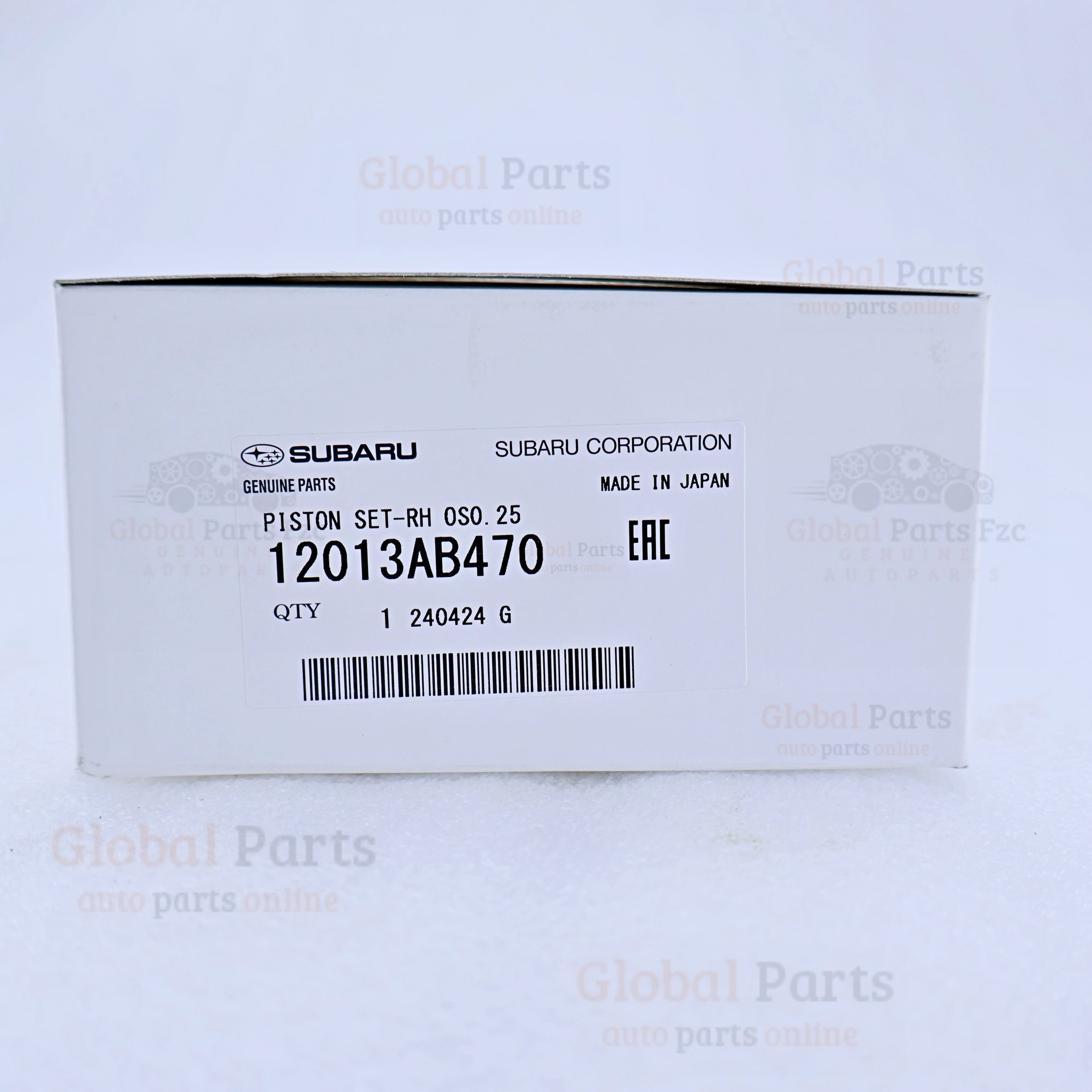 Genuine Subaru OEM Piston Set (Oversize 0.25 mm) - 12013-AB470