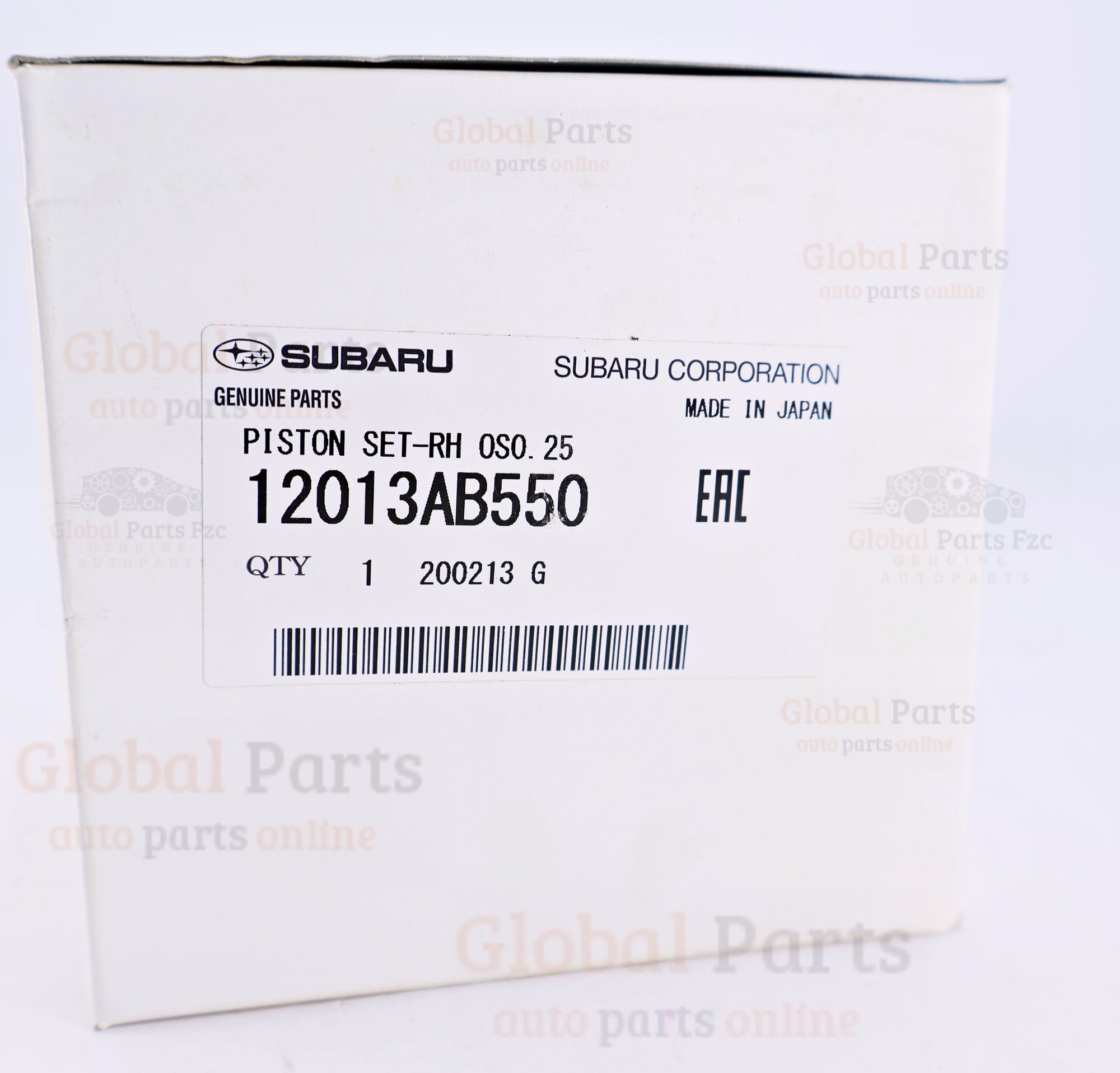 Genuine Subaru OEM Piston Set (Oversize 0.25 mm) - 12013-AB550