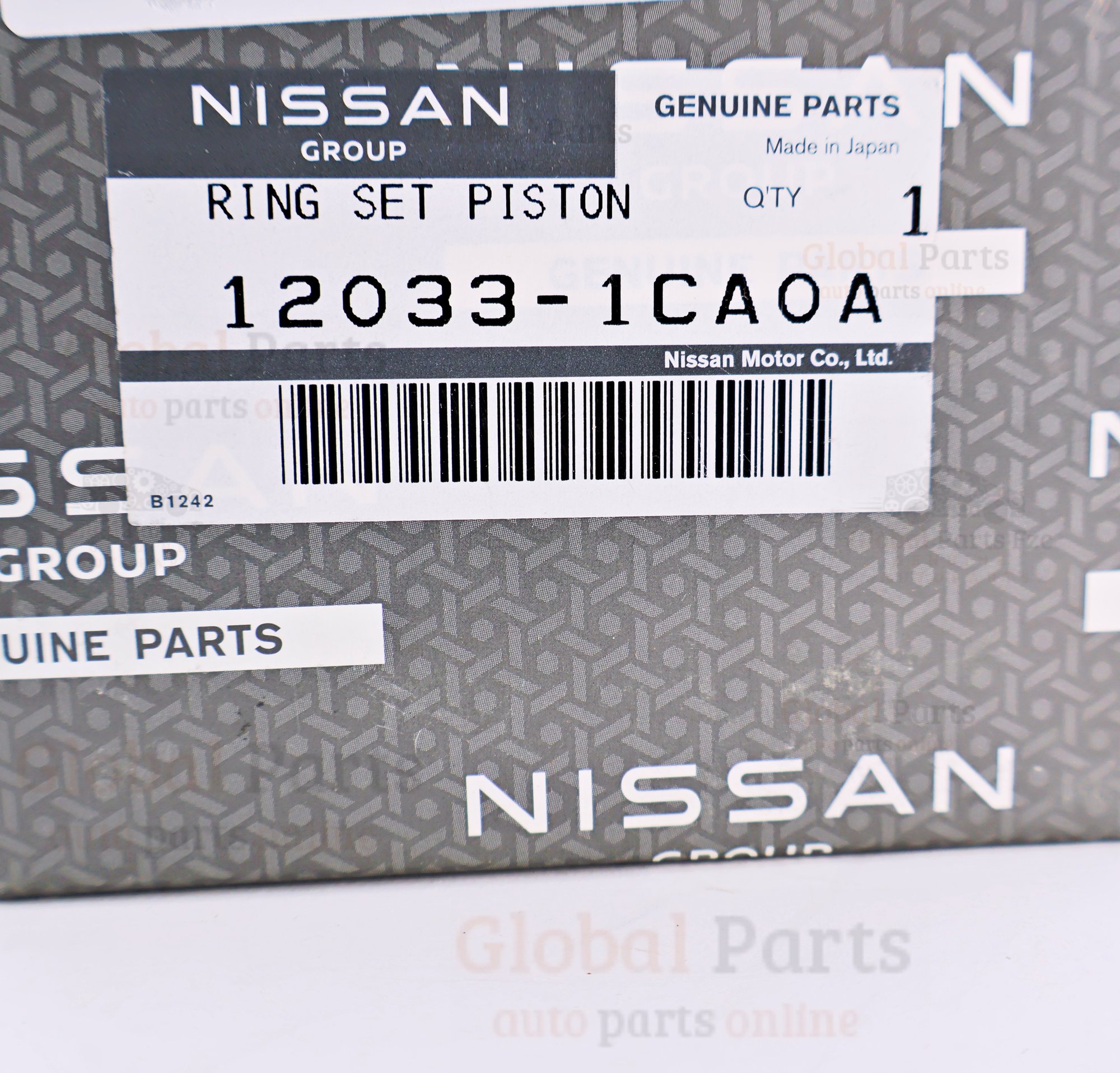 Genuine Nissan OEM Piston Ring Set - 12033-1CA0A