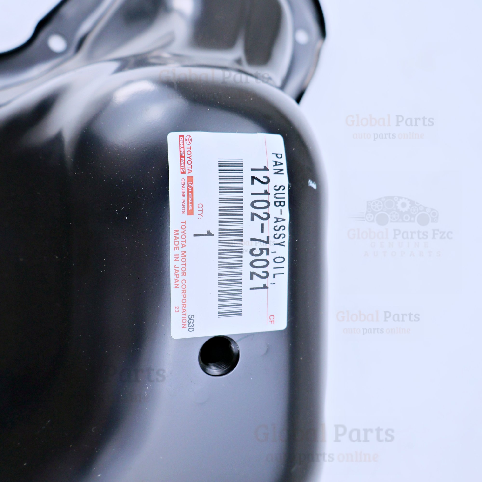 Genuine Toyota OEM Oil Pan Assembly - 12102-75021