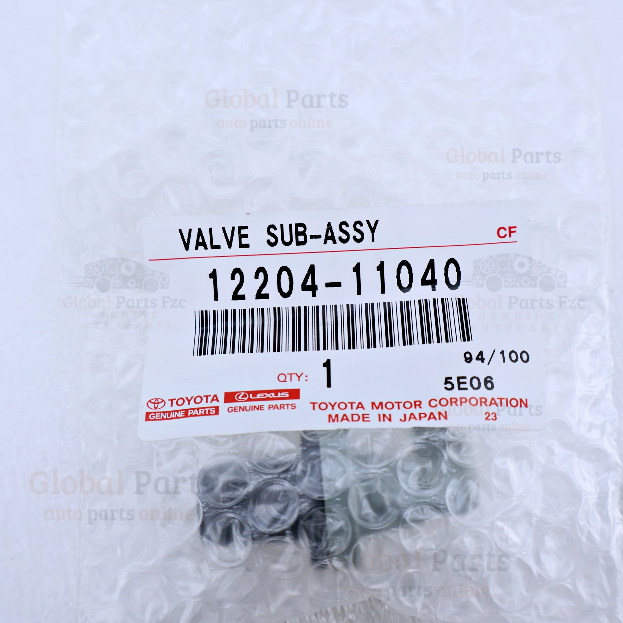 Genuine Toyota OEM PCV Ventilation Valve Assembly - 12204-11040