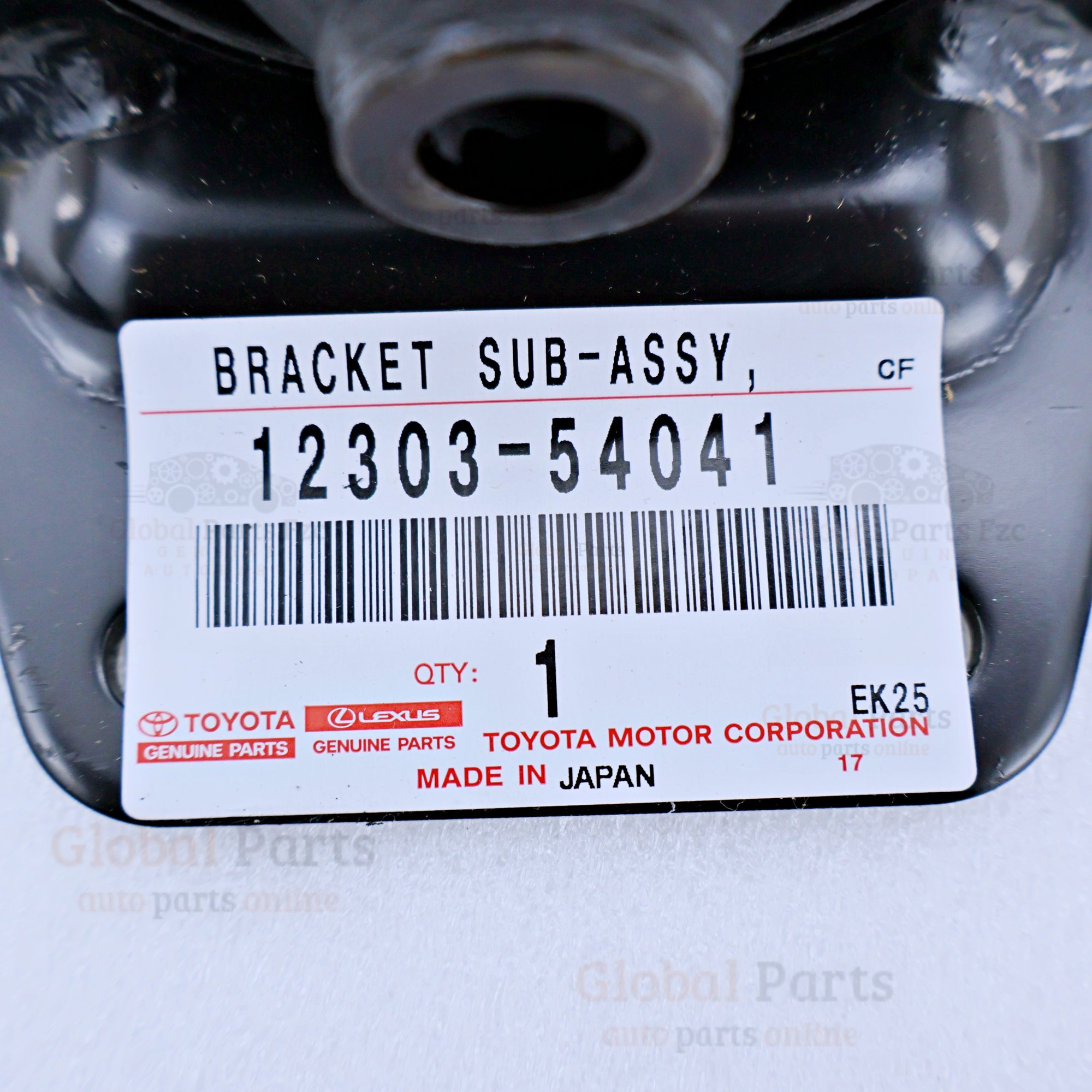 Genuine Toyota OEM Rear Engine Mounting Bracket - 12303-54041