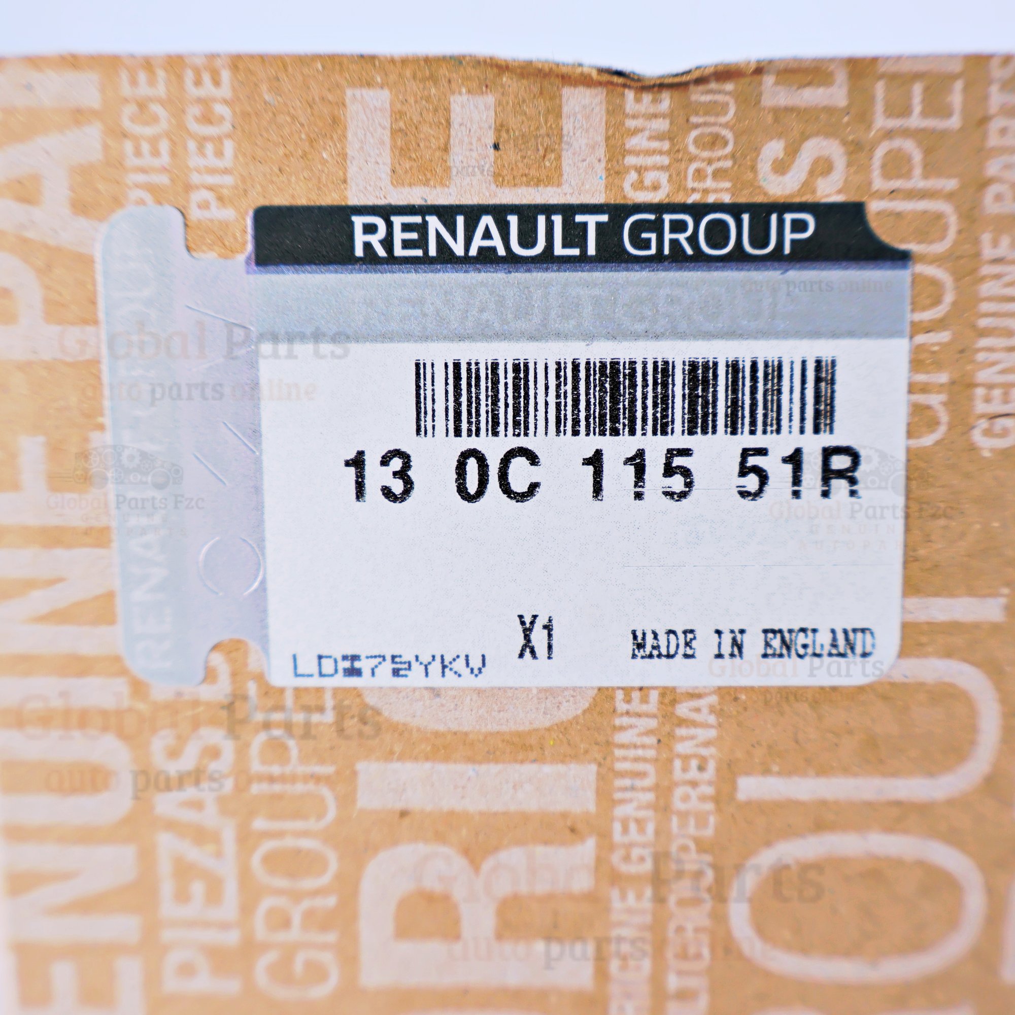 Genuine Renault OEM Timing Belt - 13 0C 115 51R