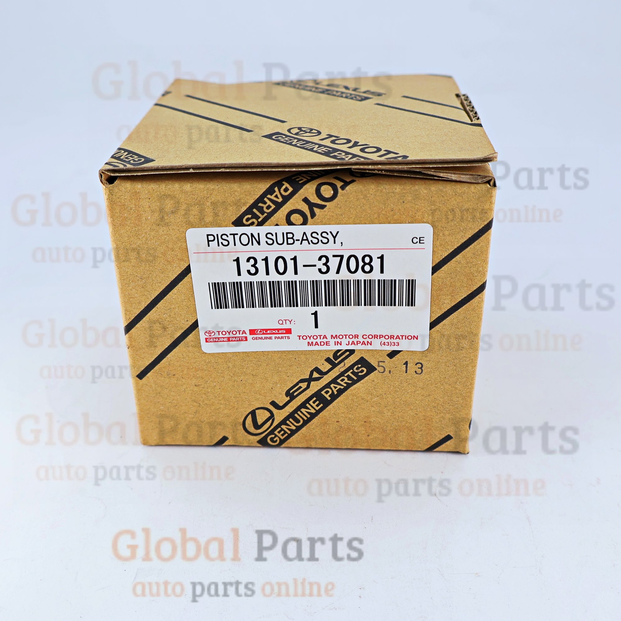 Genuine Toyota OEM Piston with Pin - 13101-37081