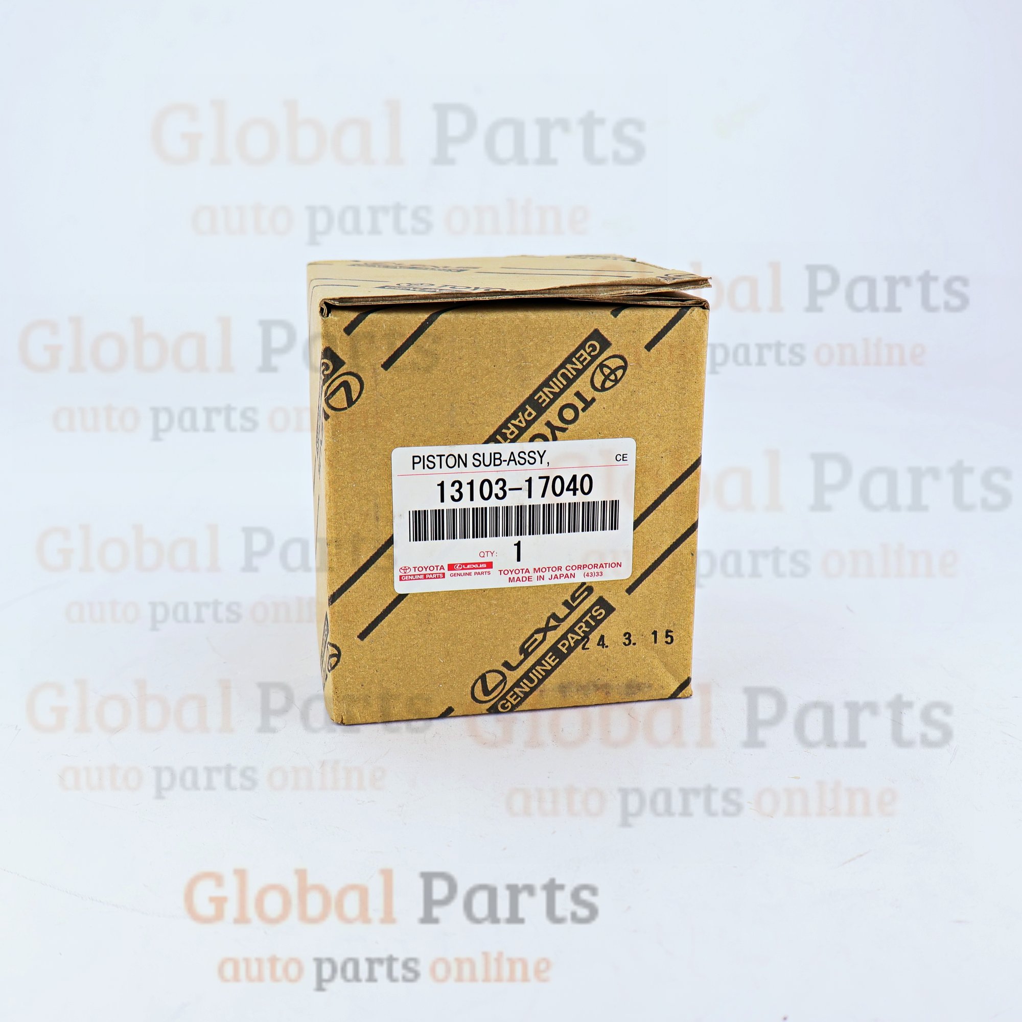 Genuine Toyota OEM Piston with Pin - 13103-17040