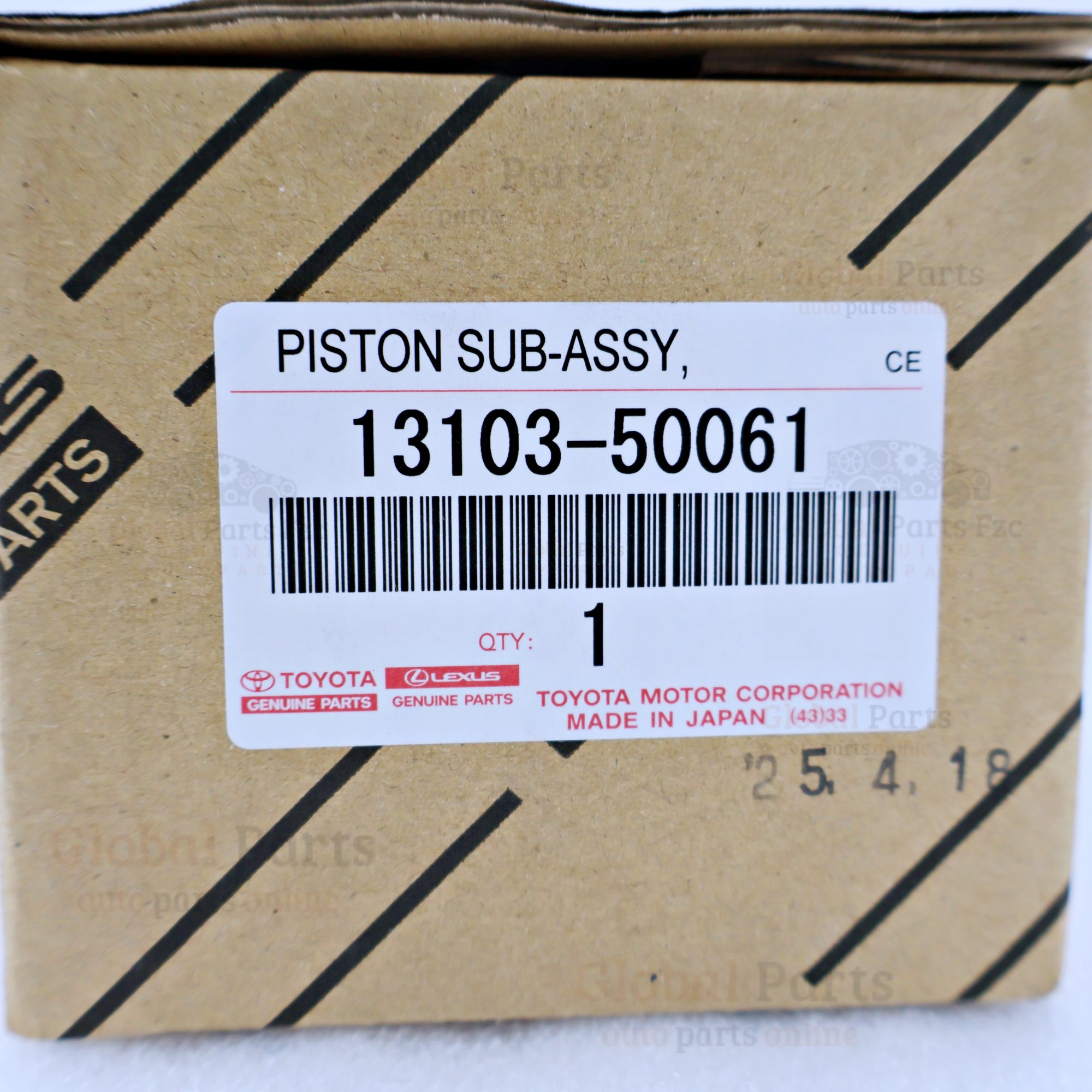 Genuine Toyota OEM Piston Assembly - 13103-50061