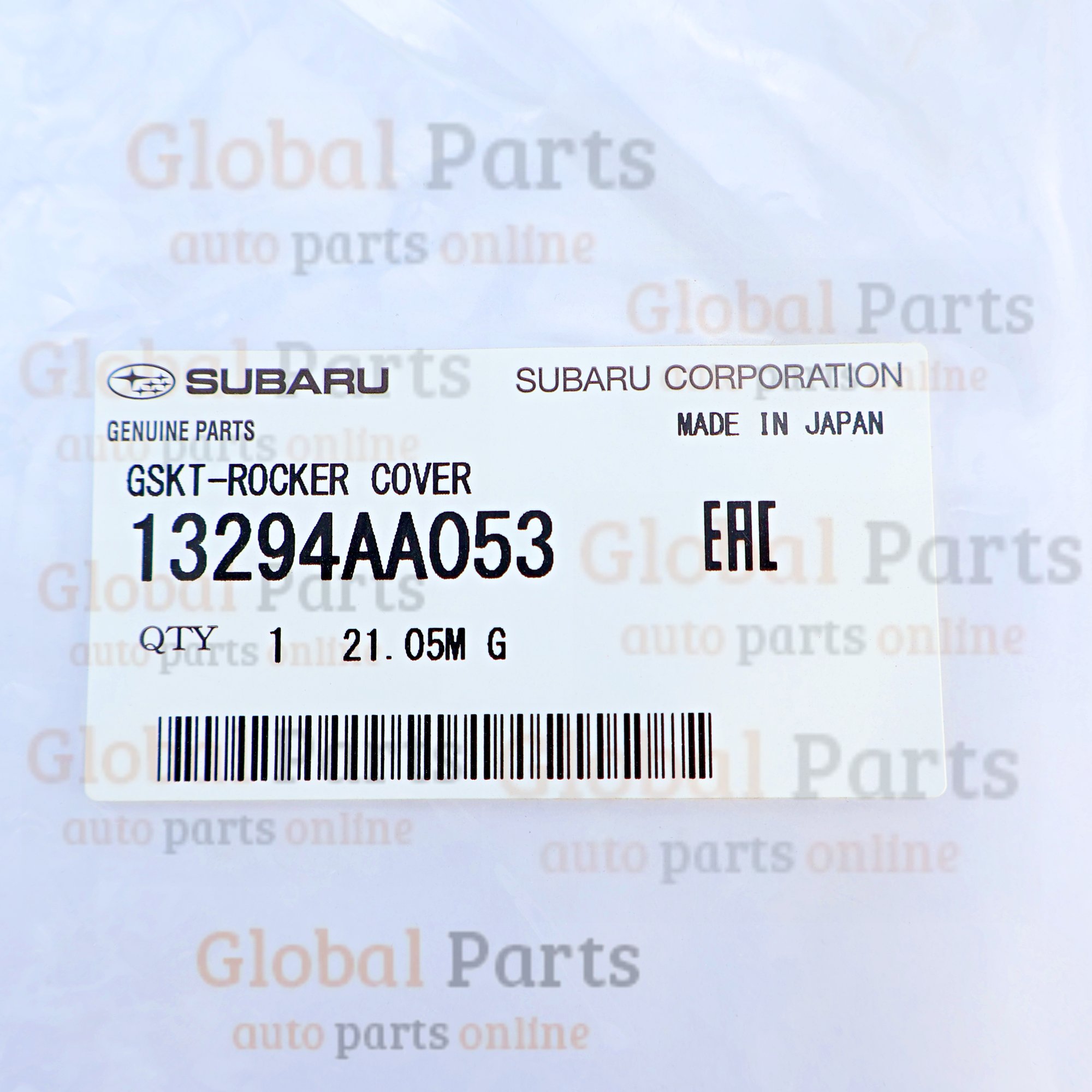 Genuine Subaru OEM Valve Cover Gasket - 13294AA053