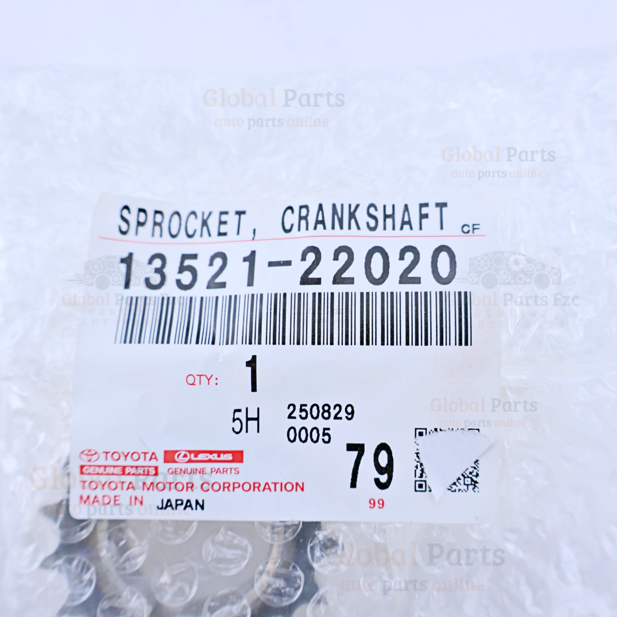 Genuine Toyota OEM Crankshaft Sprocket - 13521-22020
