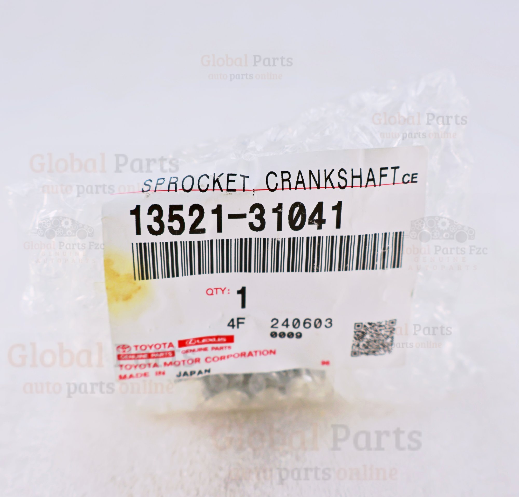Genuine Toyota OEM Crankshaft Sprocket - 13521-31041