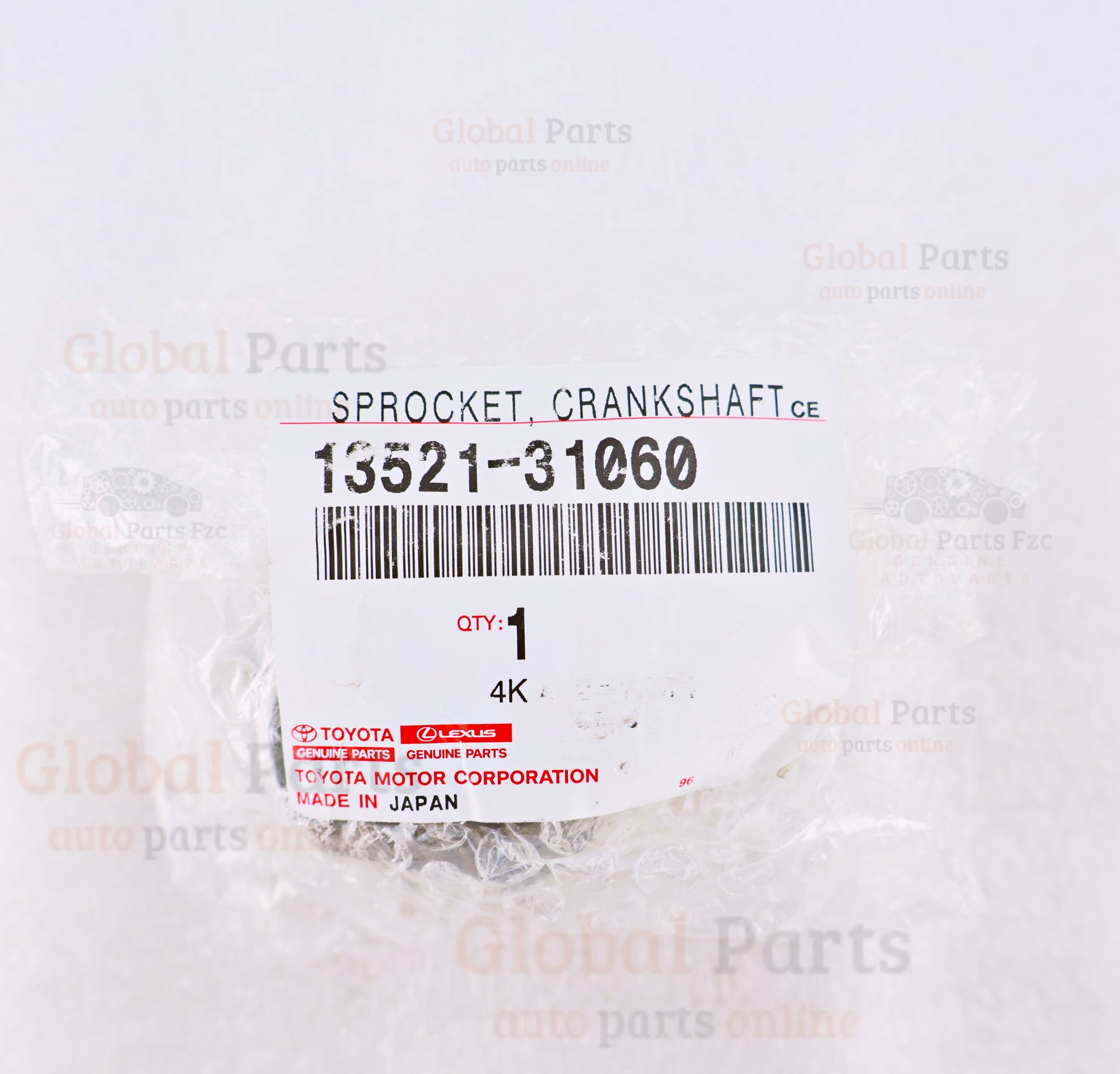 Genuine Toyota OEM Crankshaft Sprocket - 13521-31060