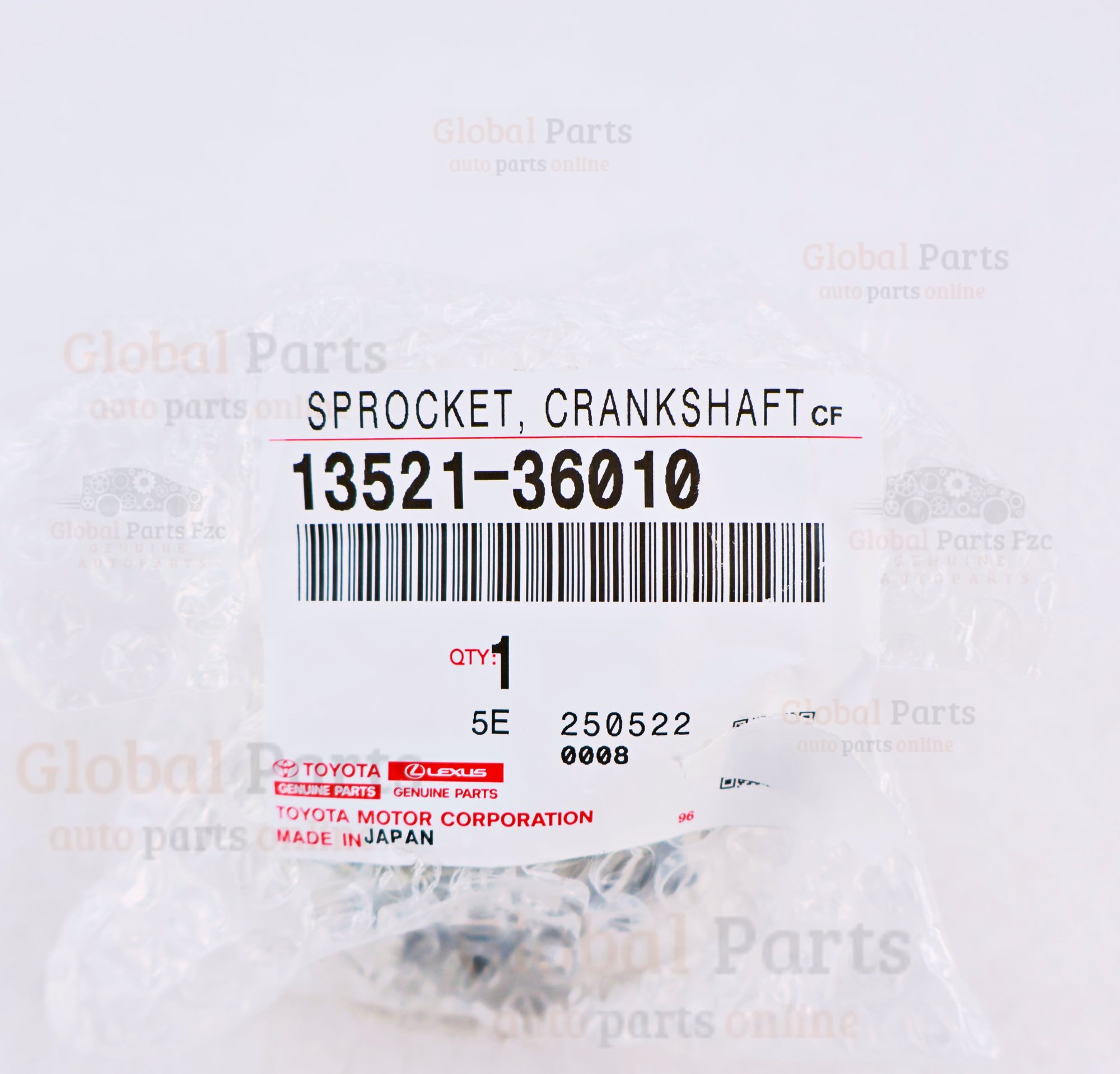Genuine Toyota OEM Crankshaft Sprocket - 13521-36010