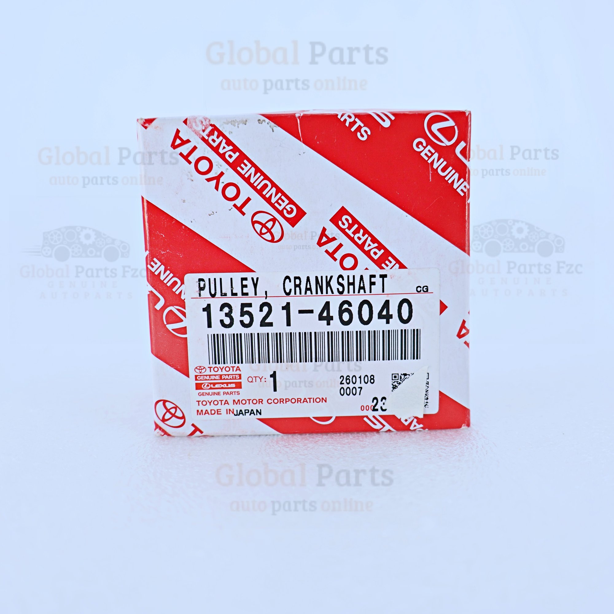 Genuine Toyota OEM Crankshaft Pulley - 13521-46040