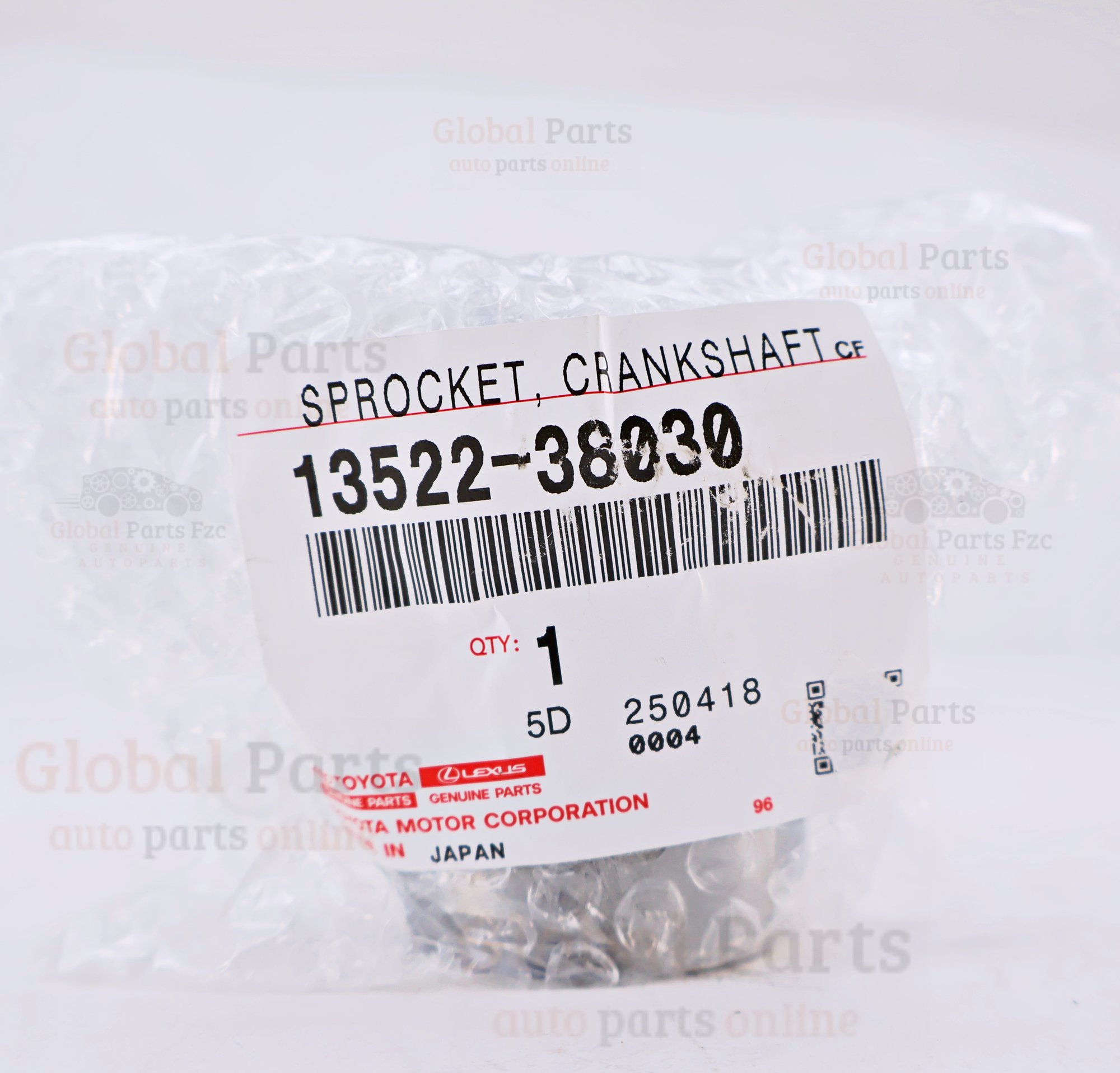 Genuine Toyota OEM Crankshaft Sprocket - 13522-38030