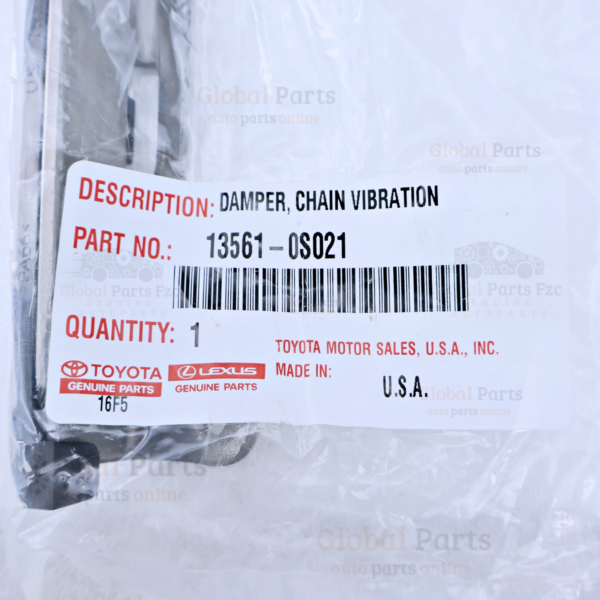 Genuine Toyota OEM Timing Chain Damper - 13561-0S021