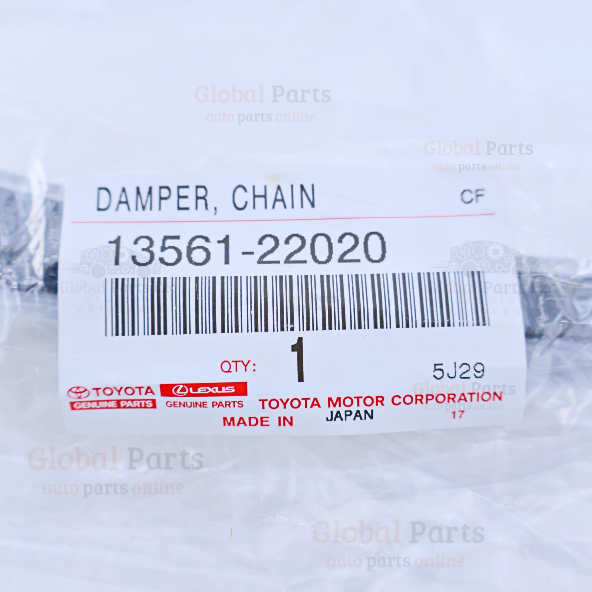 Genuine Toyota OEM Timing Chain Damper No. 1 - 13561-22020
